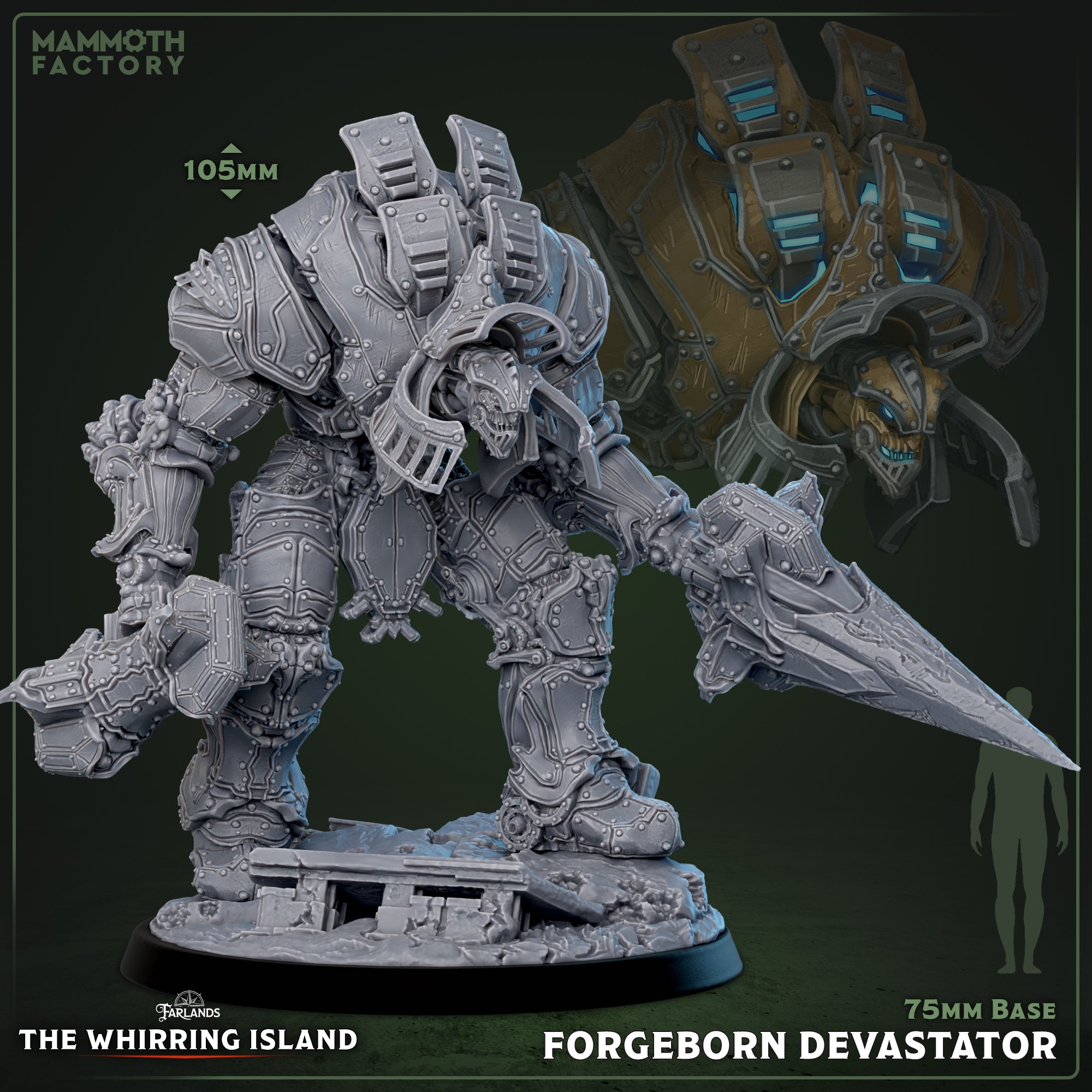 Forgeborn Devastator - Farlands - The Whirring Island - Mammoth Factory