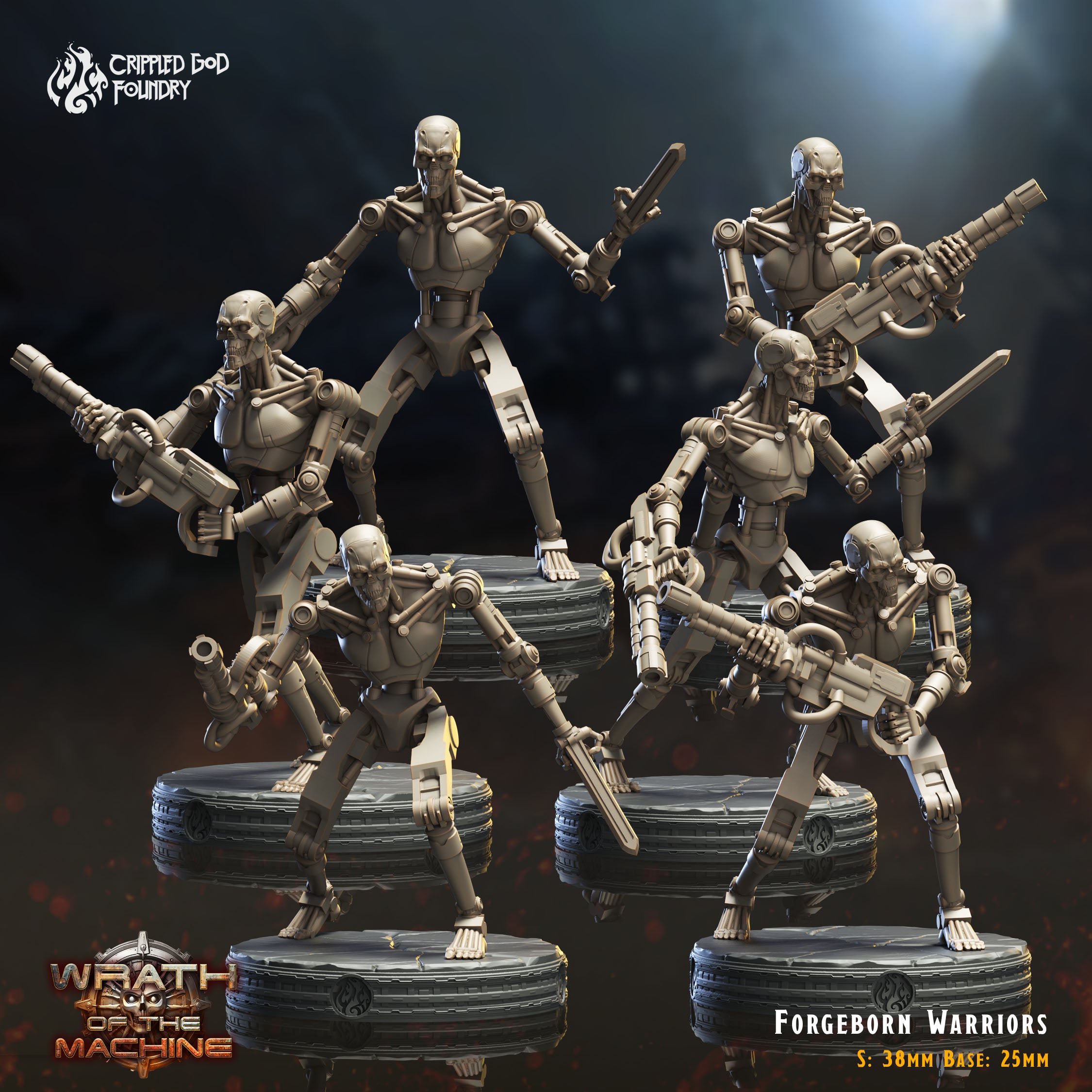 Forgeborn Warriors - aus der Reihe Wrath of the Machine von Crippled God Foundry