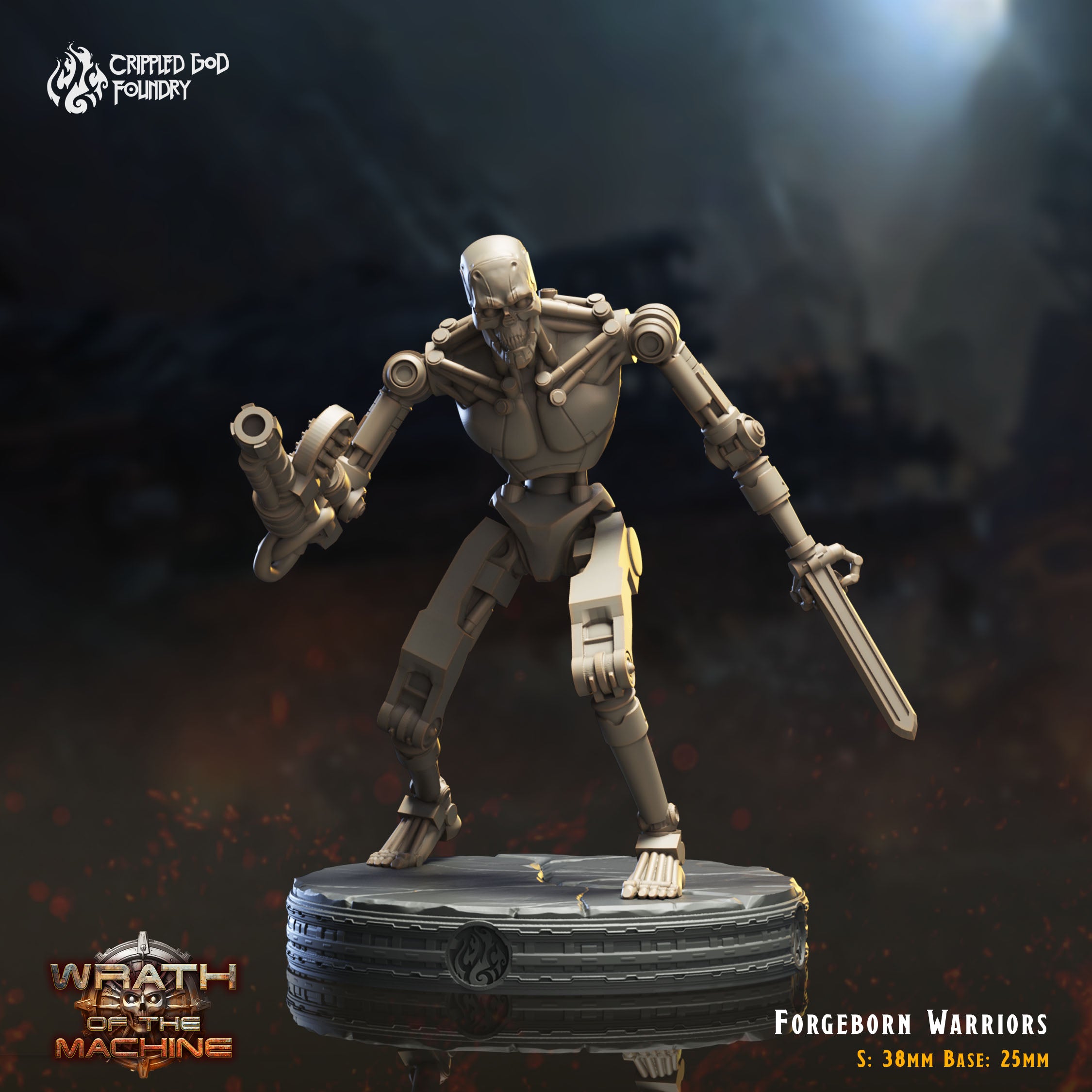 Forgeborn Warriors - aus der Reihe Wrath of the Machine von Crippled God Foundry