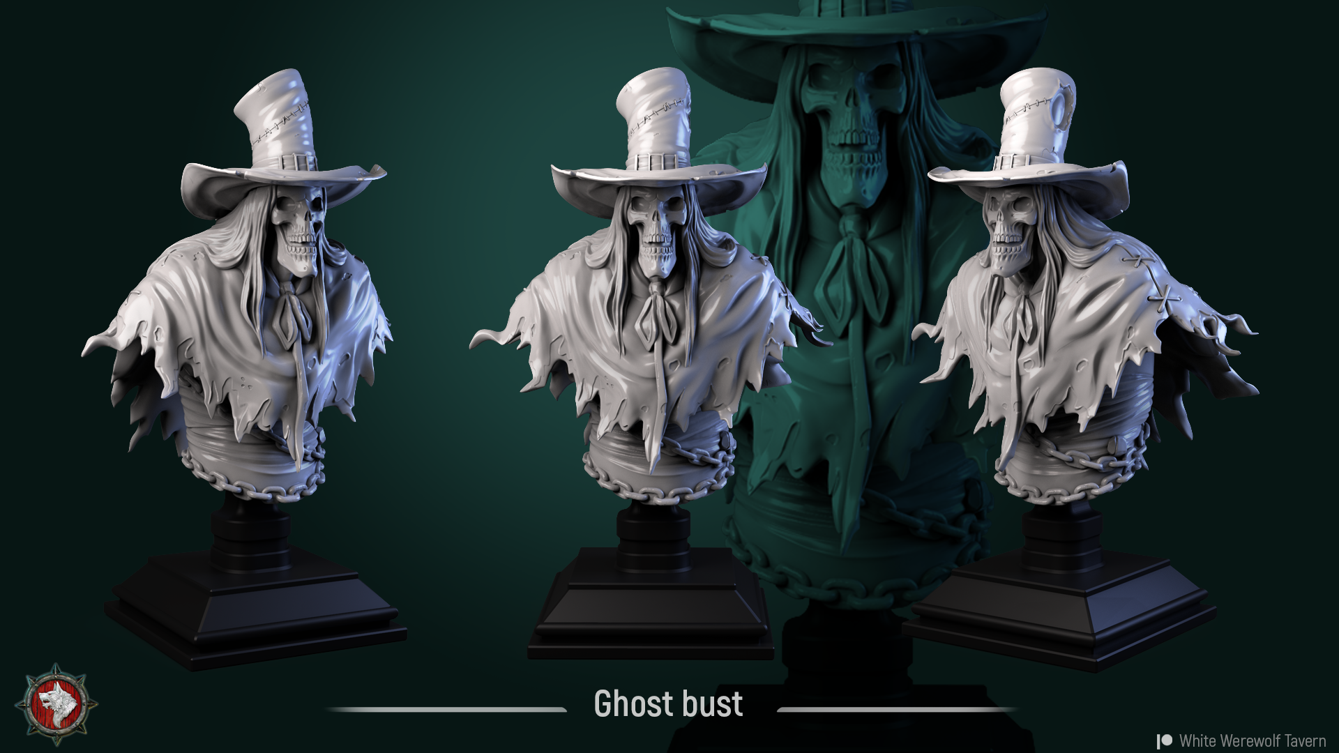 Ghost - Bust aus der Reihe Werewolf Madness von White Werewolf Tavern