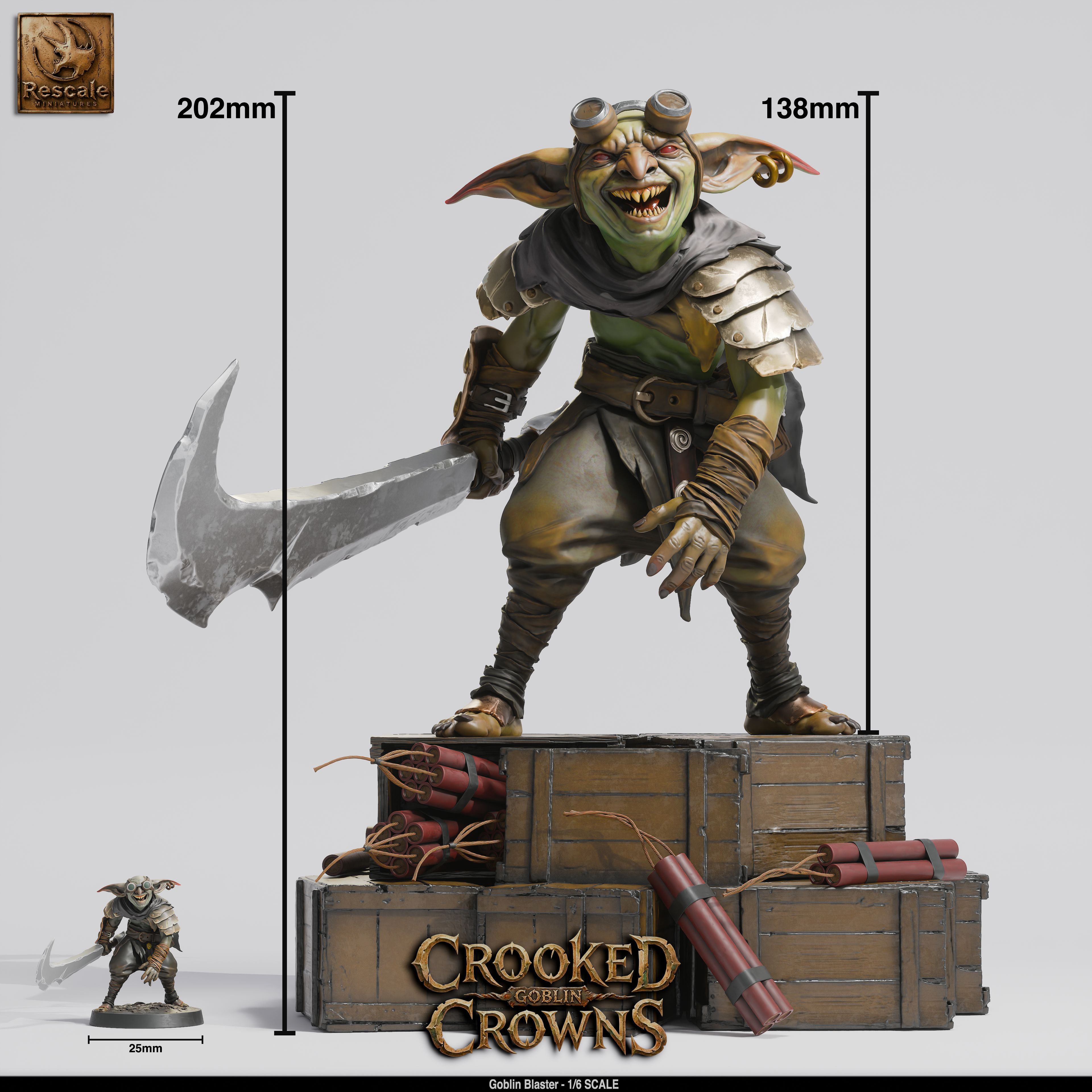 Goblin Blaster XL - Crooked Crowns - Rescale Miniatures