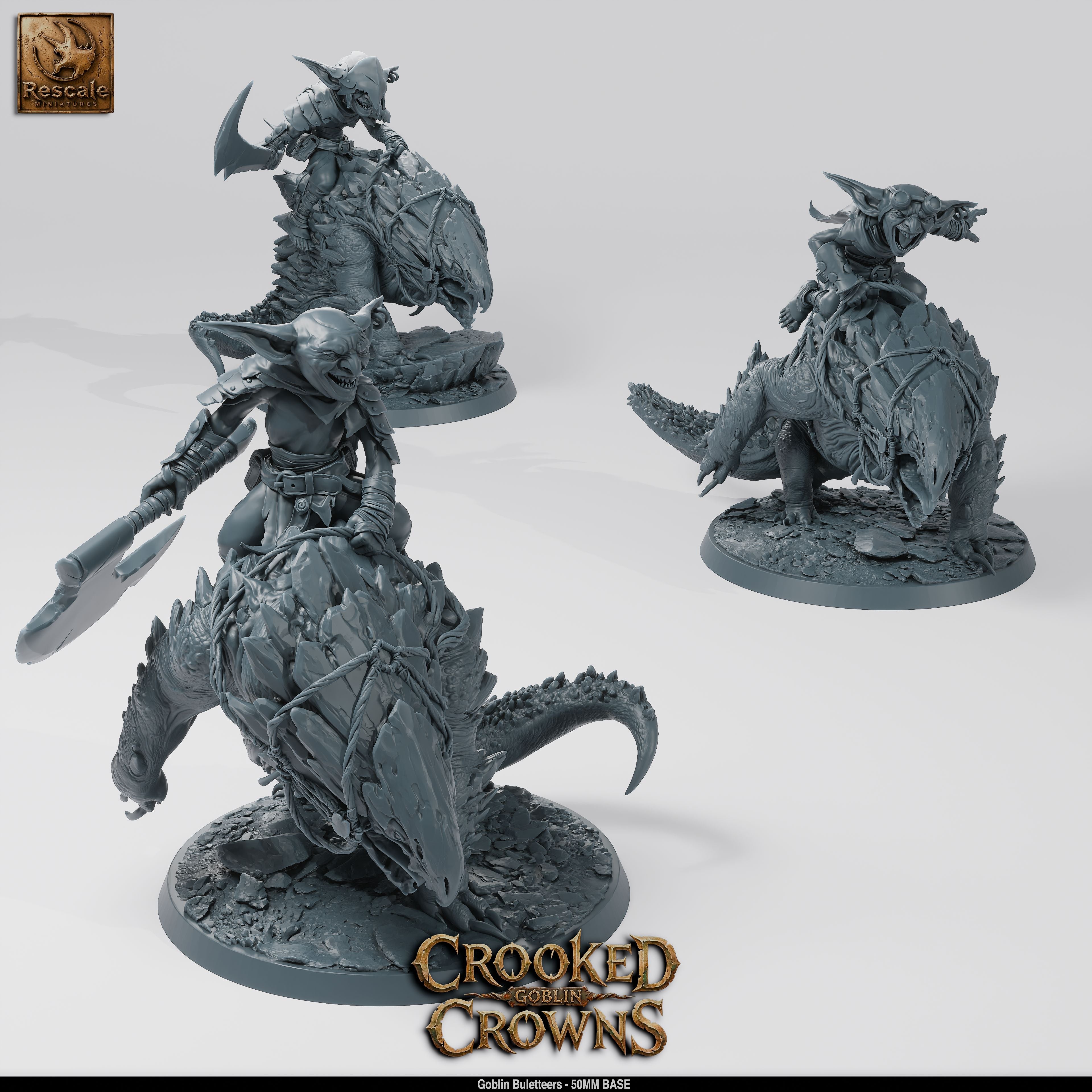 Goblin Buletteer - Crooked Crowns - Rescale Miniatures