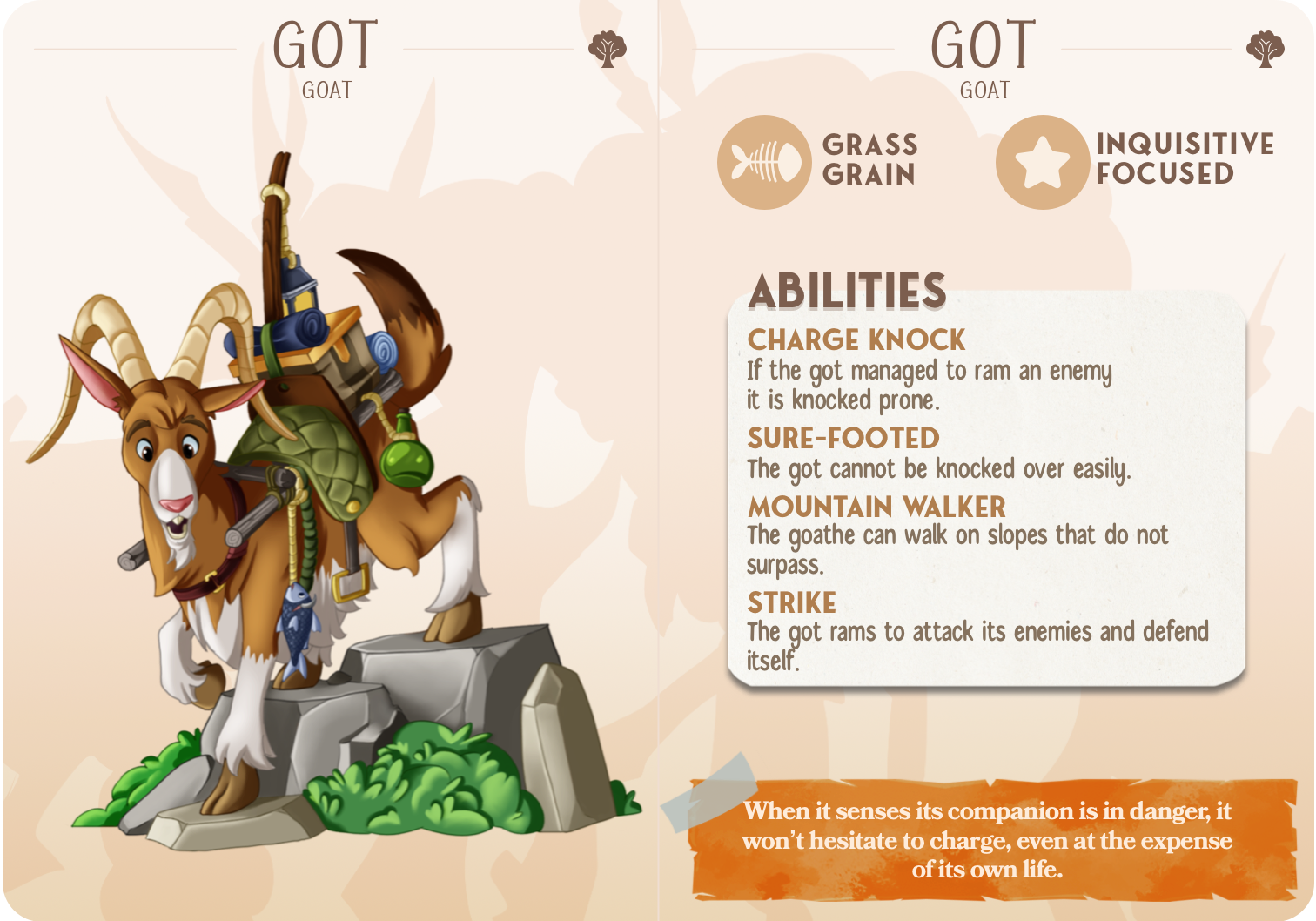 Goat - Climbers - Got - Animal Companions by Cornelia - Cast n Play