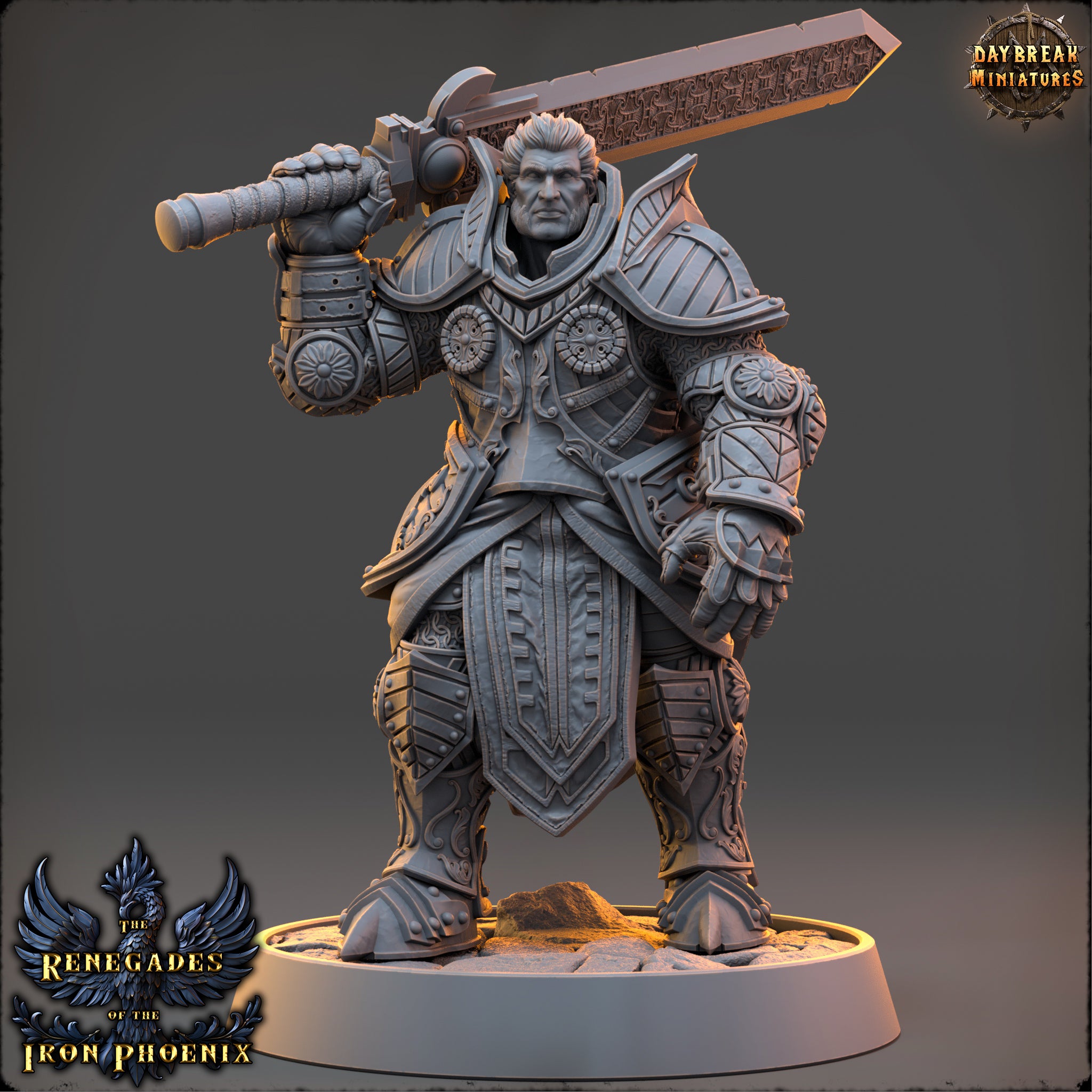 Paladin - aus der Reihe The Renegades of the Iron Phoenix von Daybreak Miniatures