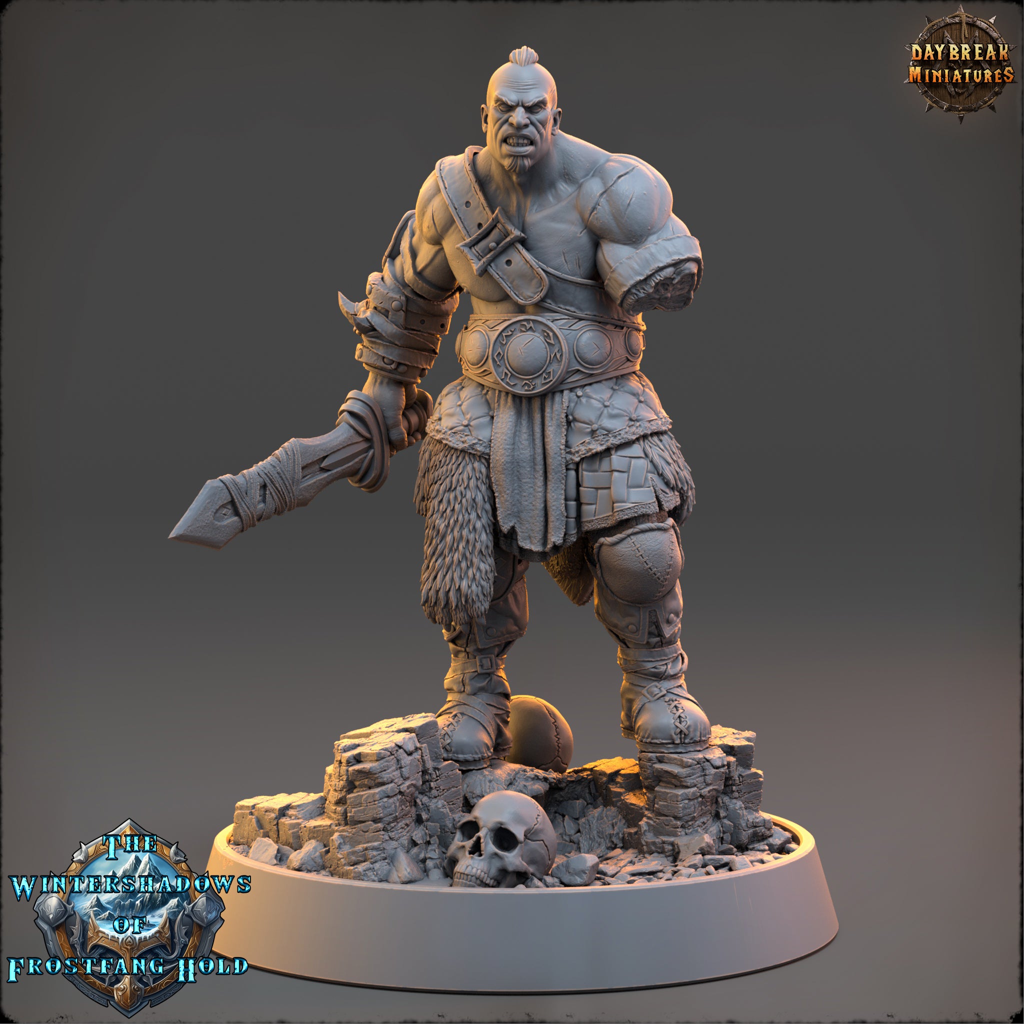 Barbaren Wikinger - aus der Reihe The Wintershadows of Frostfang Hold von Daybreak Miniatures