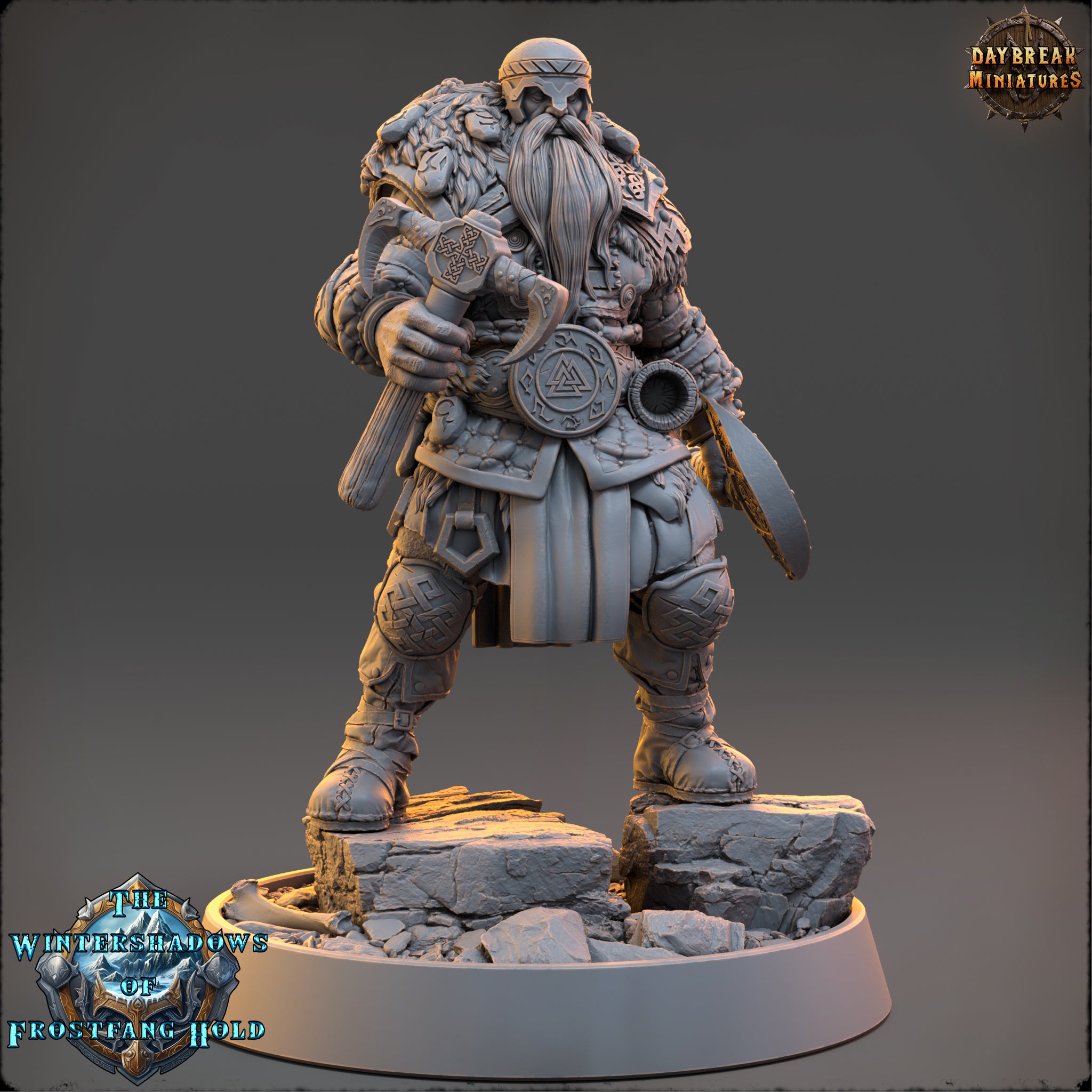 Barbaren Wikinger - aus der Reihe The Wintershadows of Frostfang Hold von Daybreak Miniatures