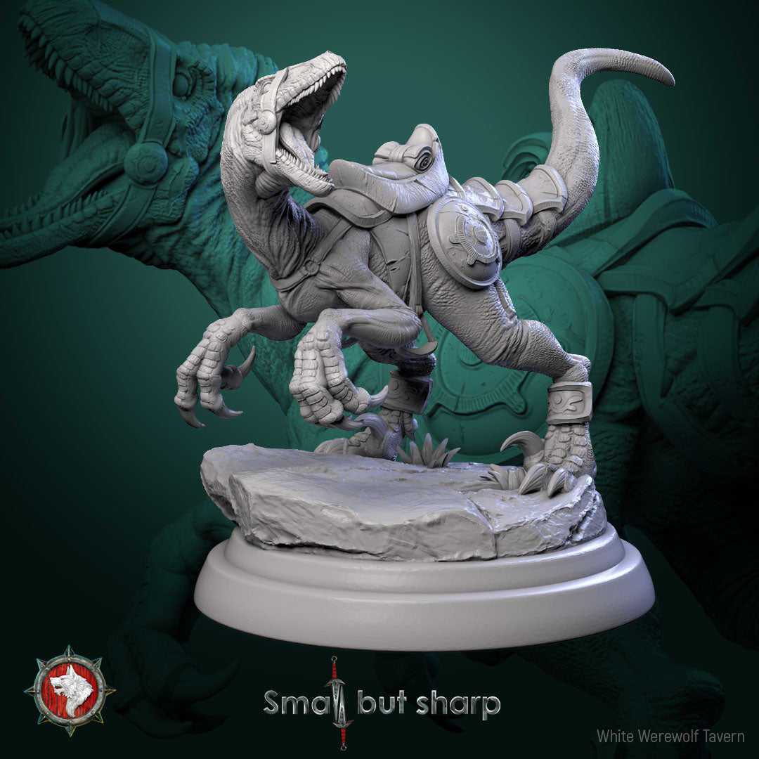 Halflings Dino Mount - aus der Reihe Small but Sharp von White Werewolf Tavern