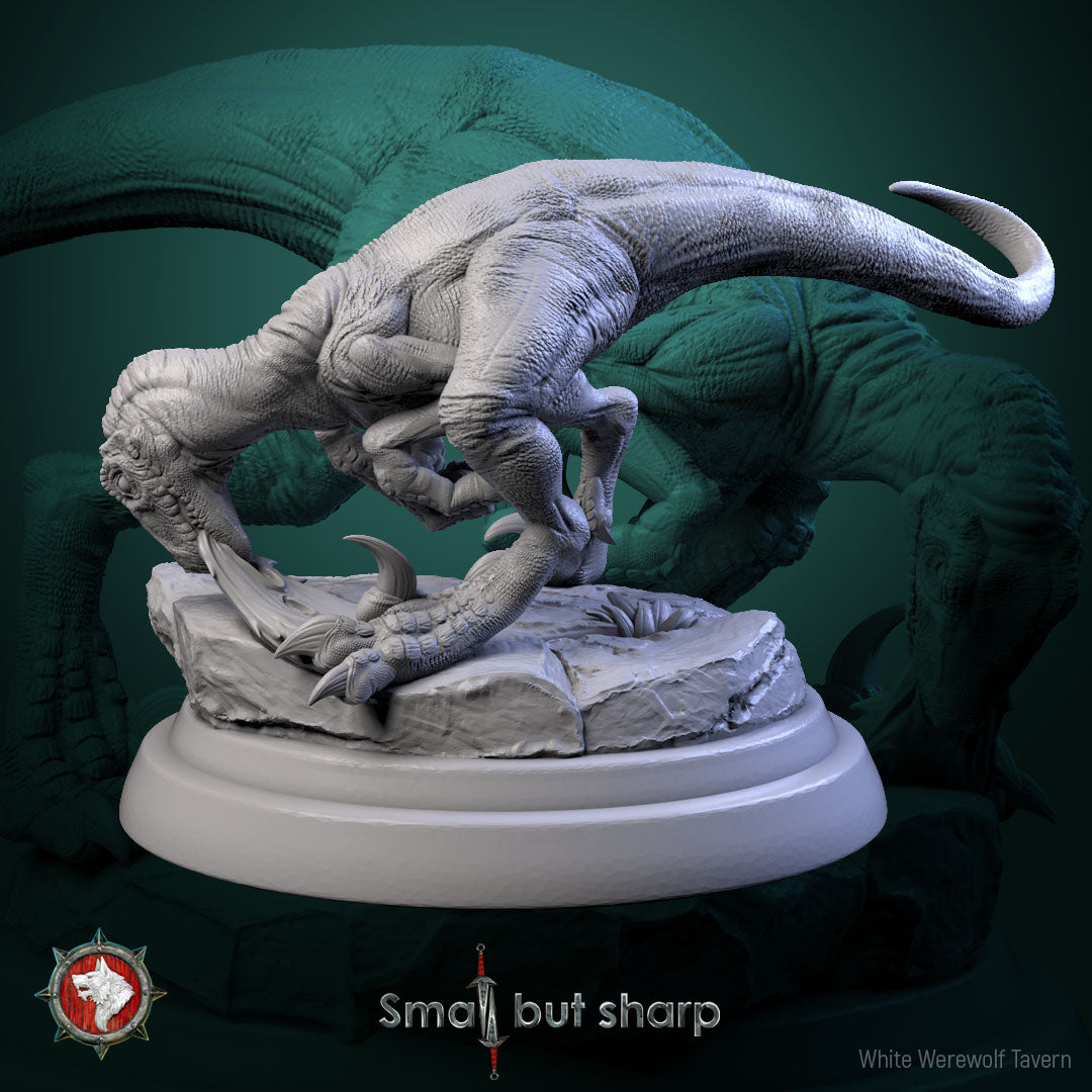 Halflings Dino Mount - aus der Reihe Small but Sharp von White Werewolf Tavern