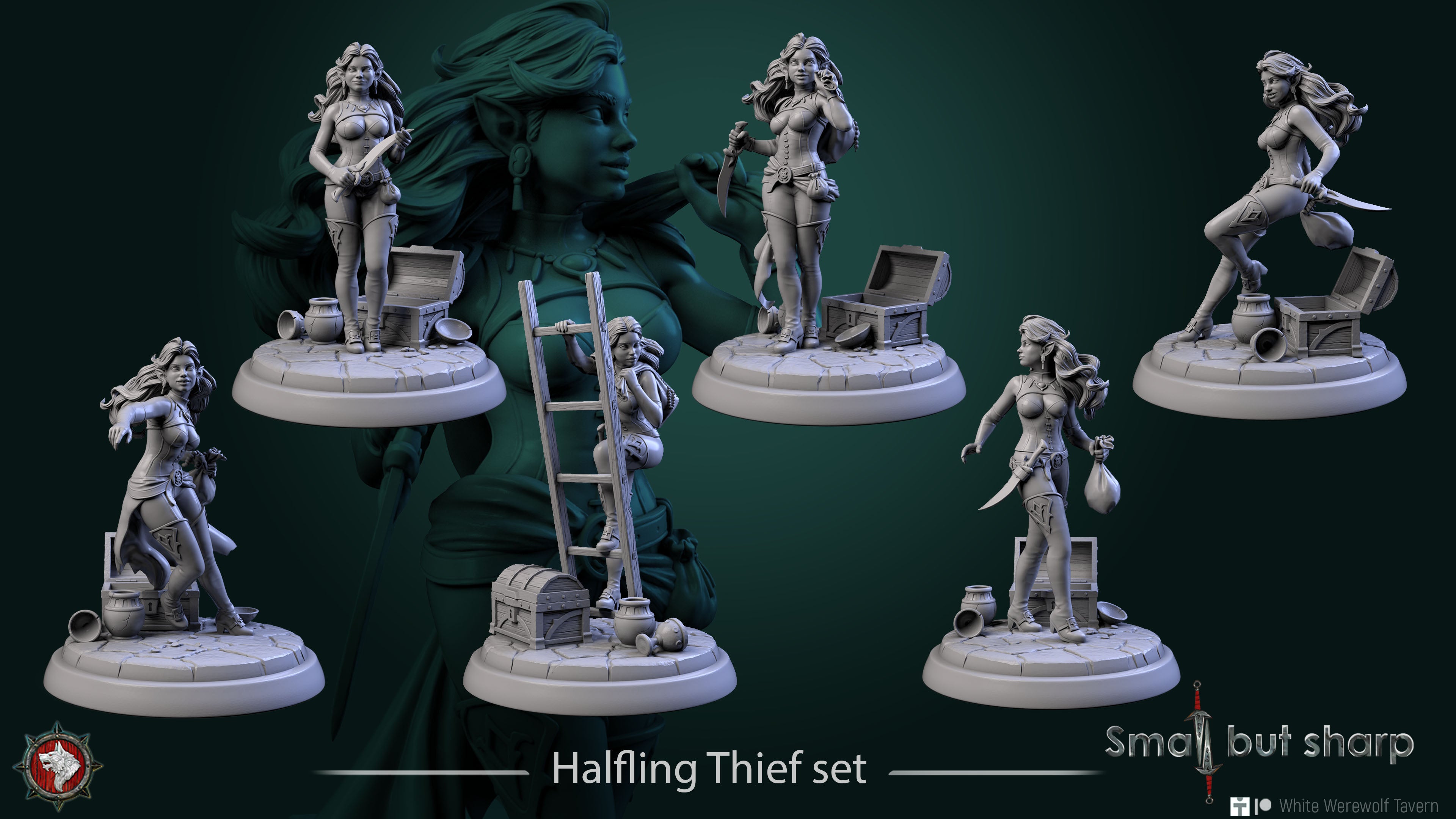 Halfling Thief - aus der Reihe Small but Sharp von White Werewolf Tavern