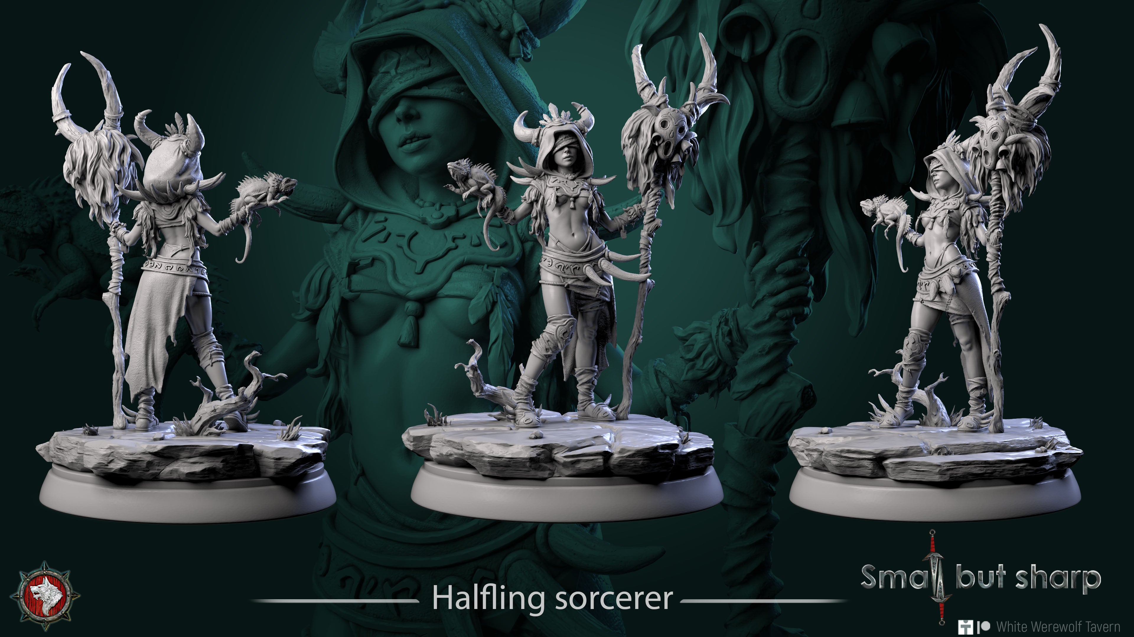 Halfling Sorcerer - aus der Reihe Small but Sharp von White Werewolf Tavern