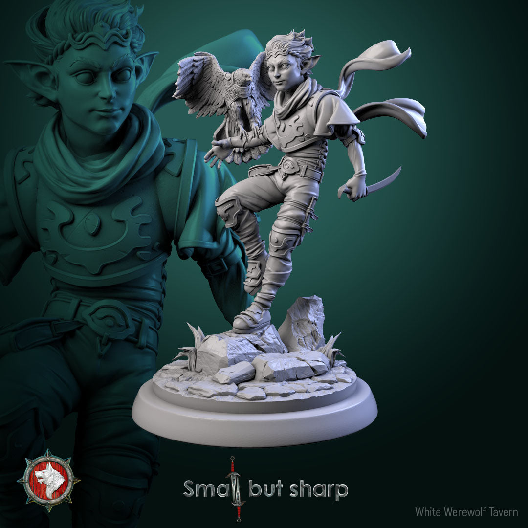 Halfling Warrior - aus der Reihe Small but Sharp von White Werewolf Tavern