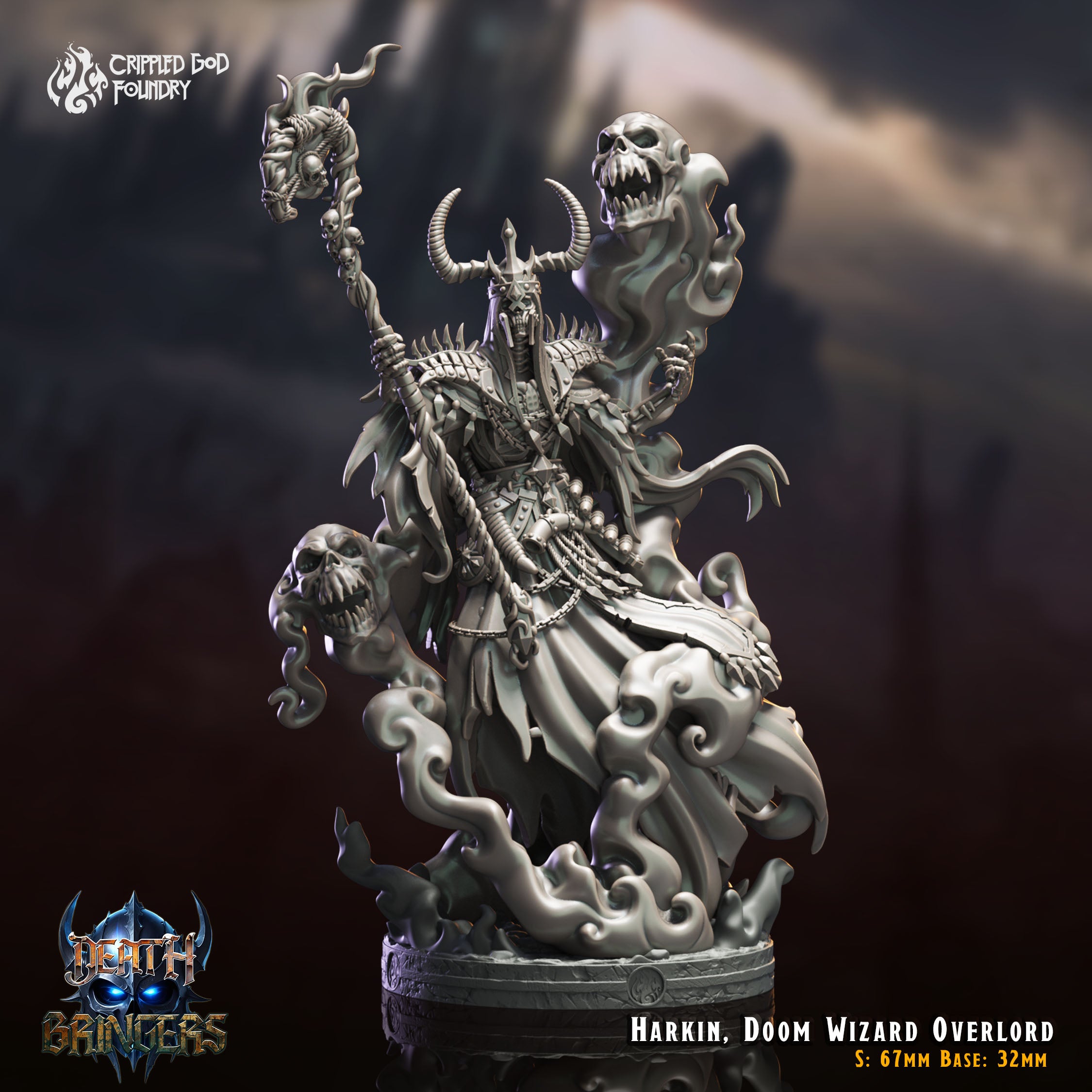 Harkin- Doom Wizard Overlord - aus der Reihe Death Bringers von Crippled God Foundry