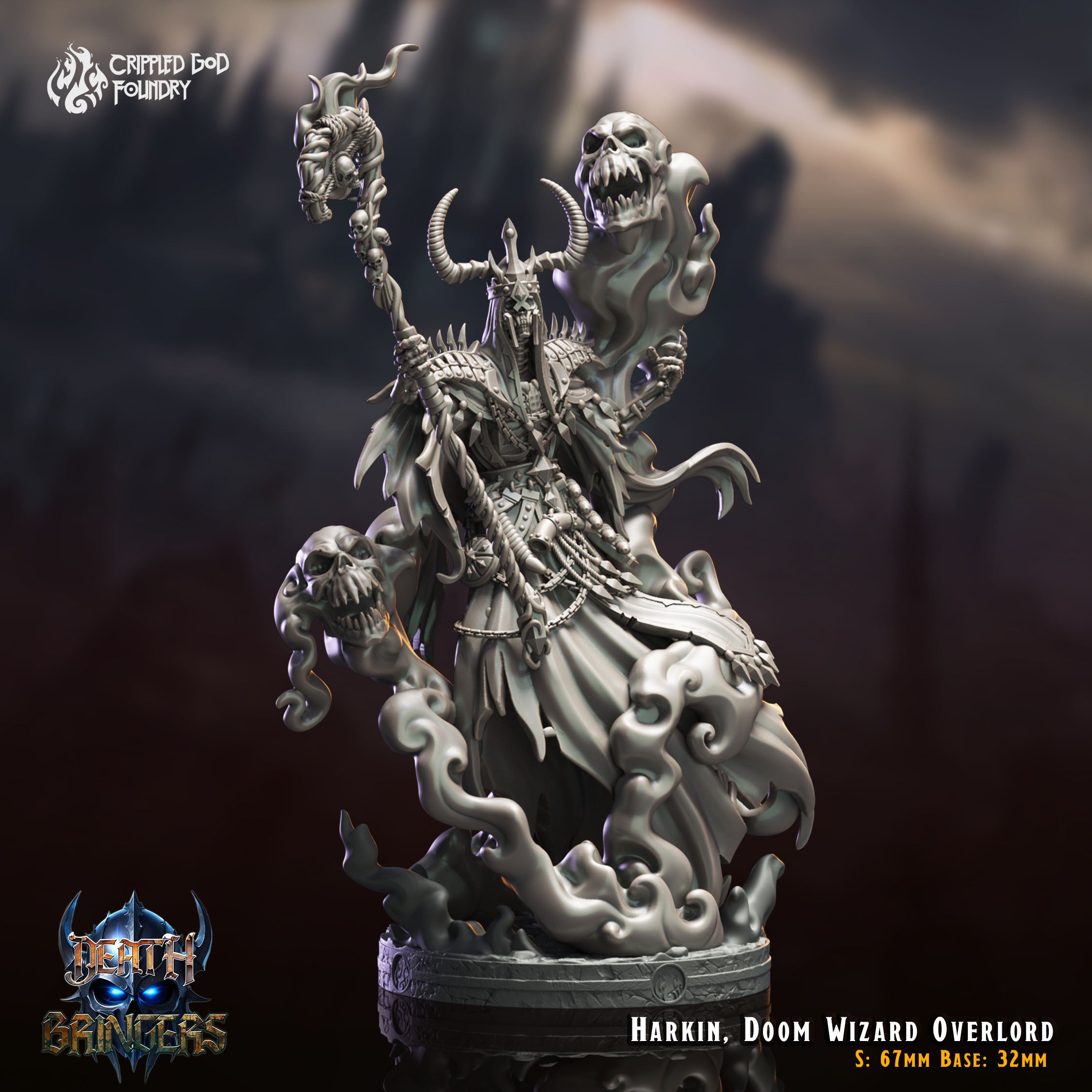 Harkin- Doom Wizard Overlord - aus der Reihe Death Bringers von Crippled God Foundry