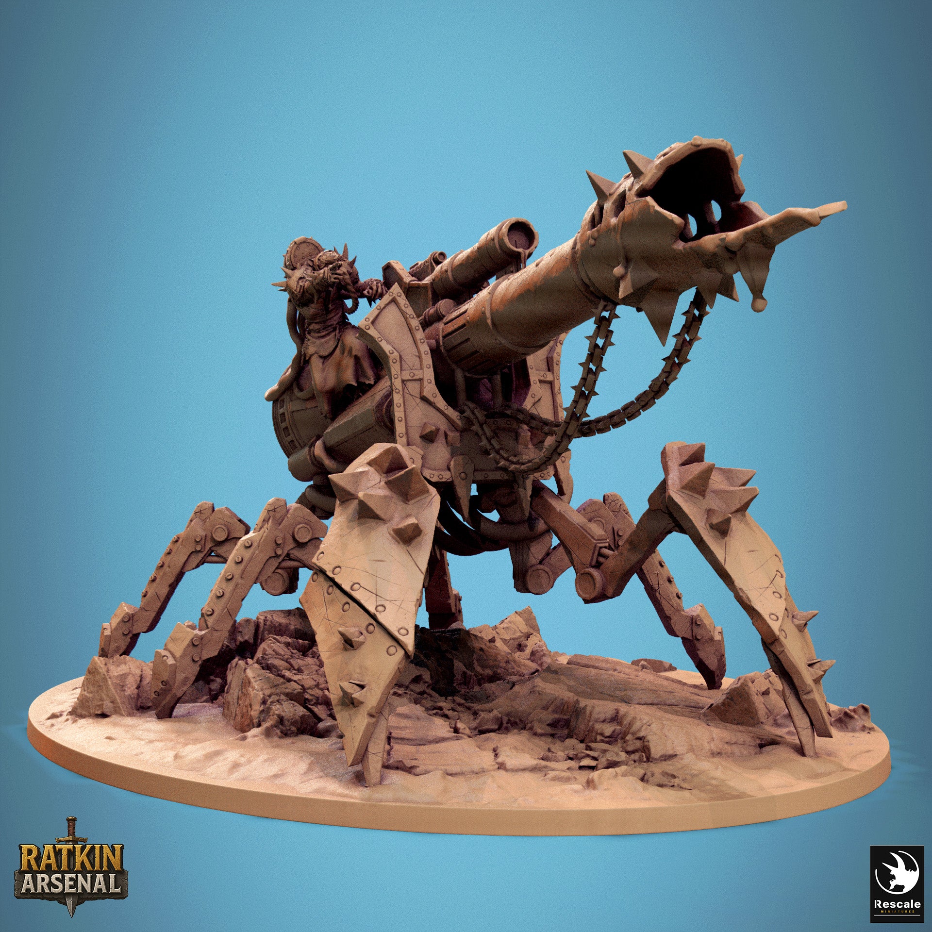Heavy Plasma Cannon - aus der Reihe Ratkin Arsenal von Rescale Miniatures