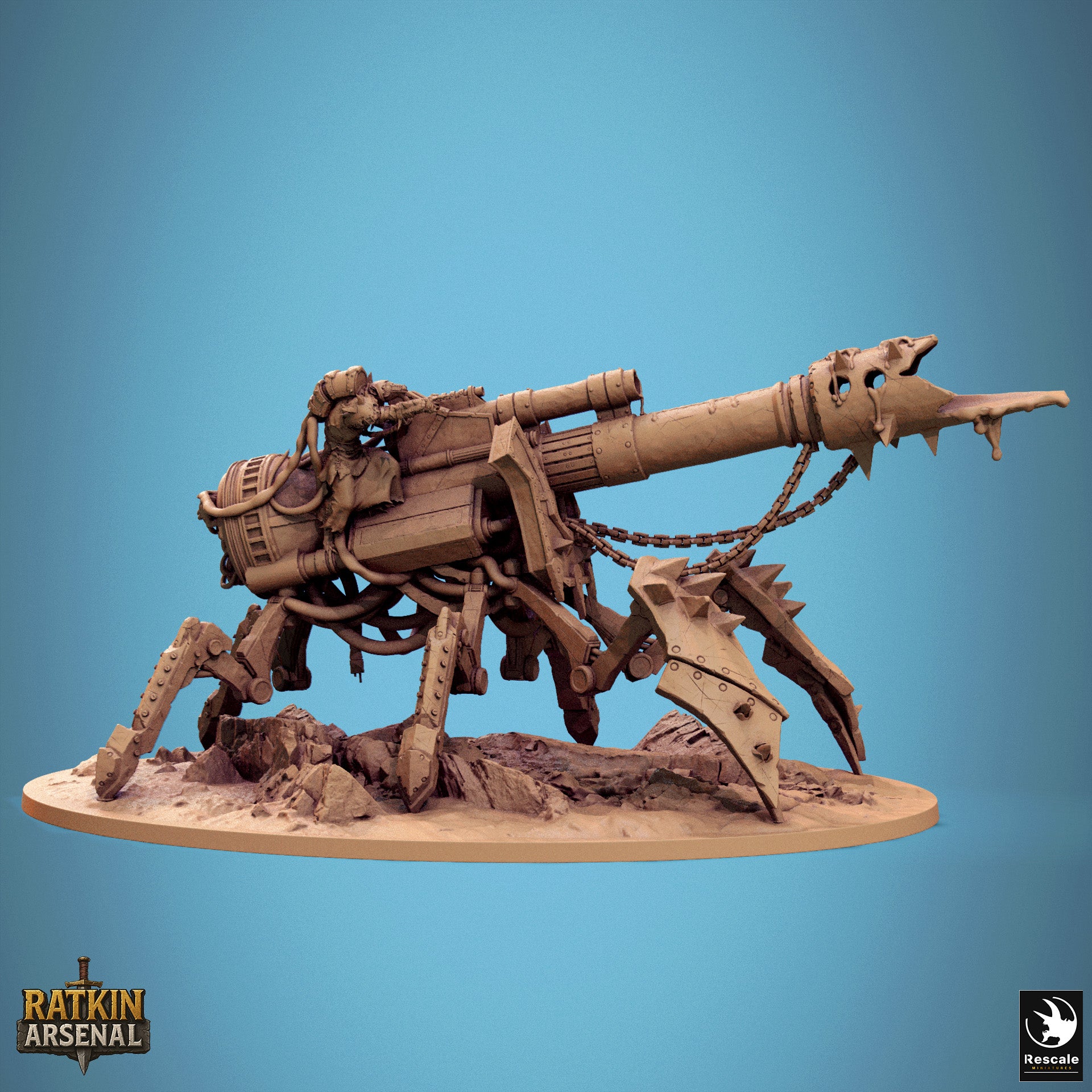 Heavy Plasma Cannon - aus der Reihe Ratkin Arsenal von Rescale Miniatures