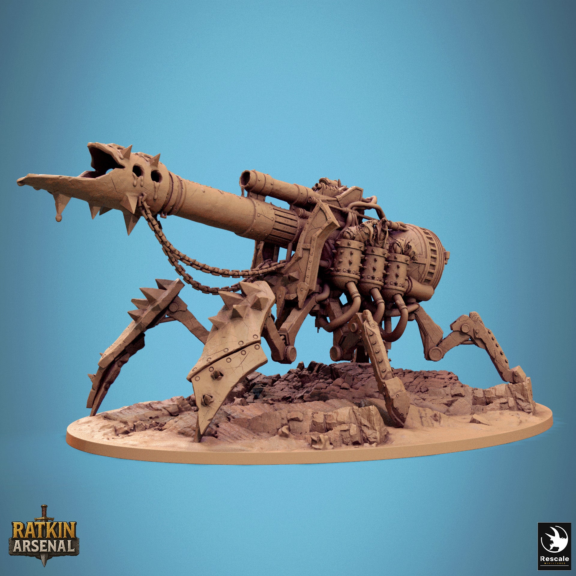 Heavy Plasma Cannon - aus der Reihe Ratkin Arsenal von Rescale Miniatures