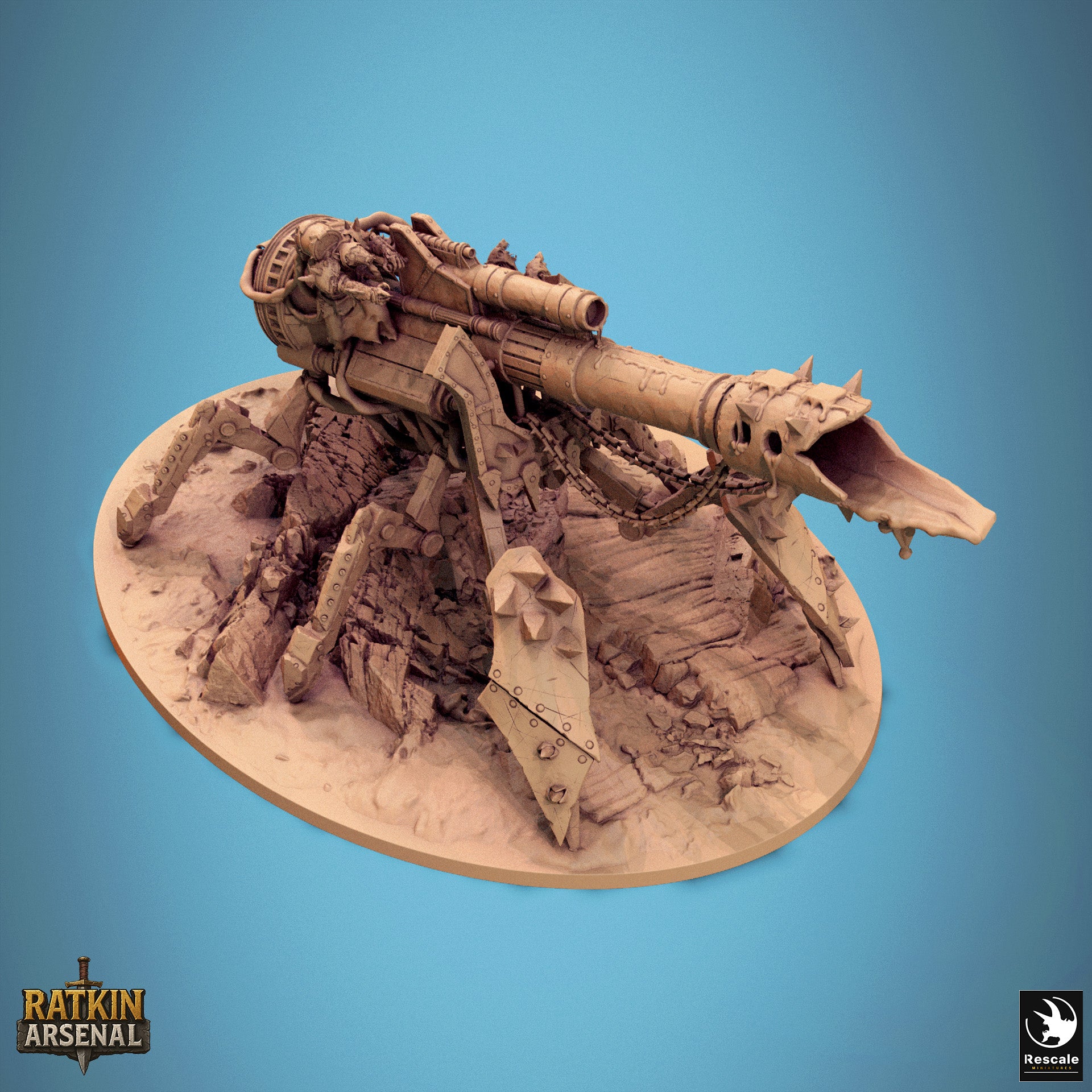 Heavy Plasma Cannon - aus der Reihe Ratkin Arsenal von Rescale Miniatures