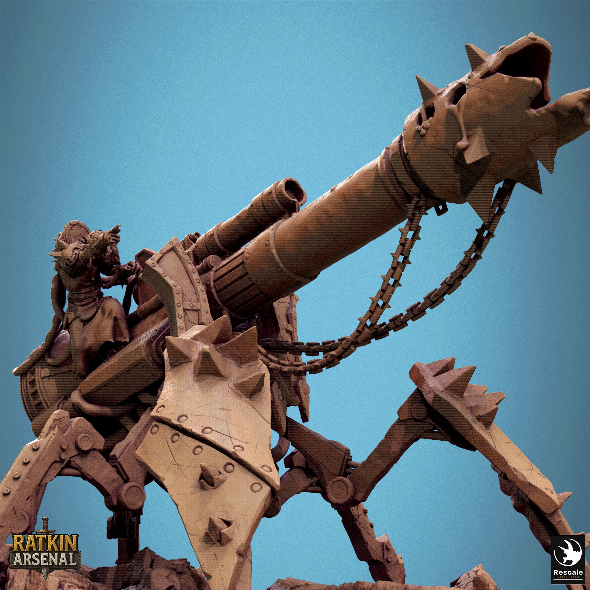 Heavy Plasma Cannon - aus der Reihe Ratkin Arsenal von Rescale Miniatures