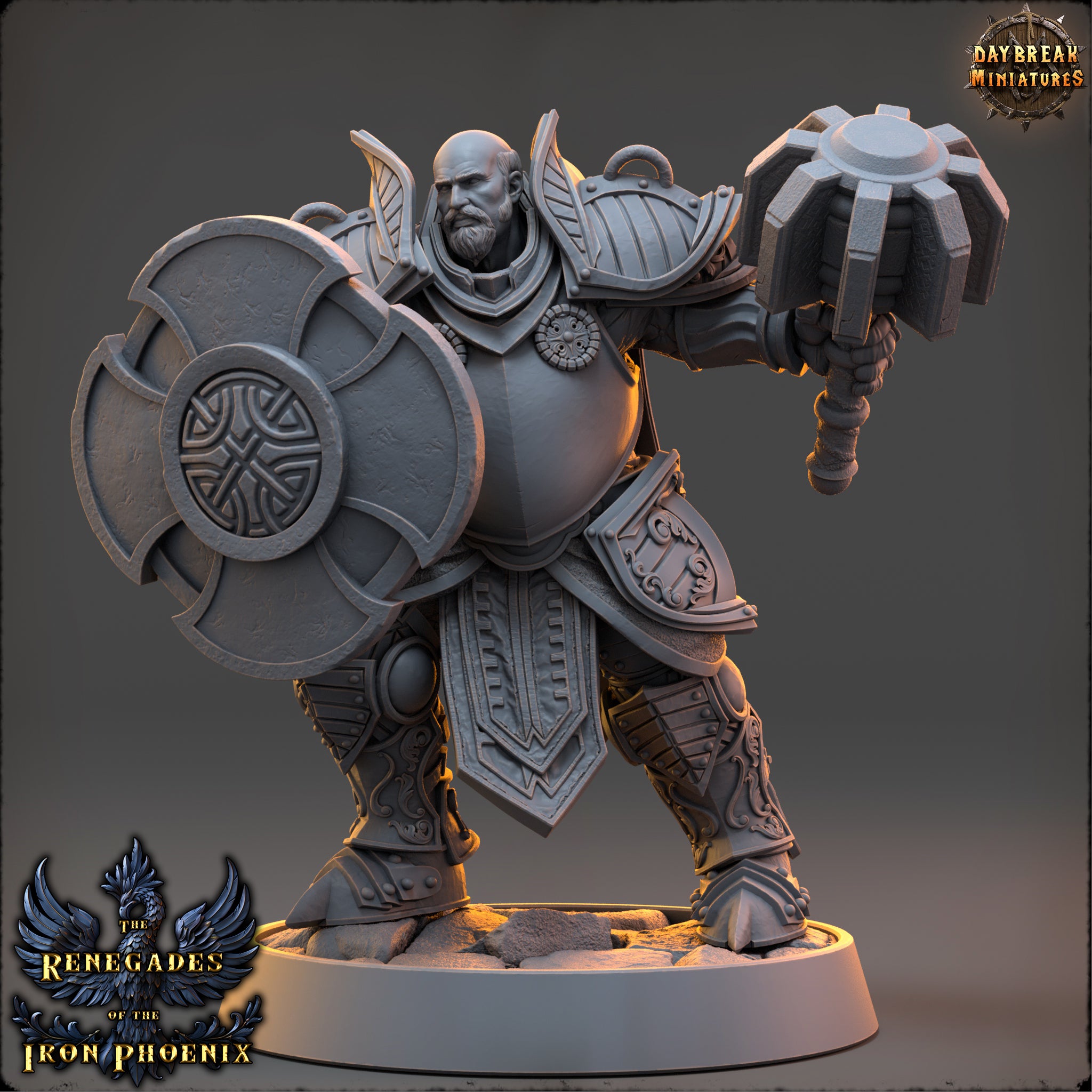 Paladin - aus der Reihe The Renegades of the Iron Phoenix von Daybreak Miniatures