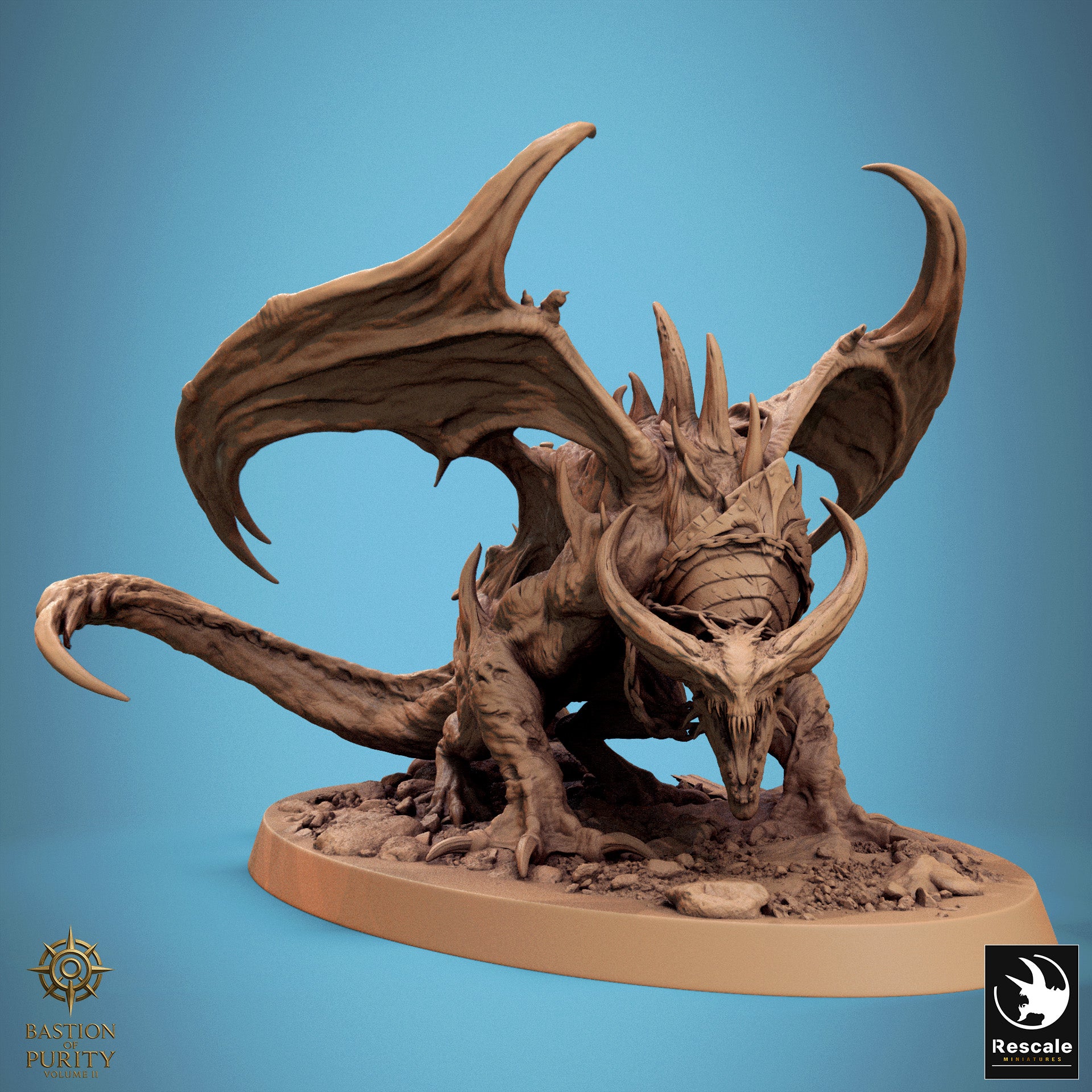 Hellspawned Brood Dragon - aus der Reihe Legion of the Damned von Rescale Miniatures