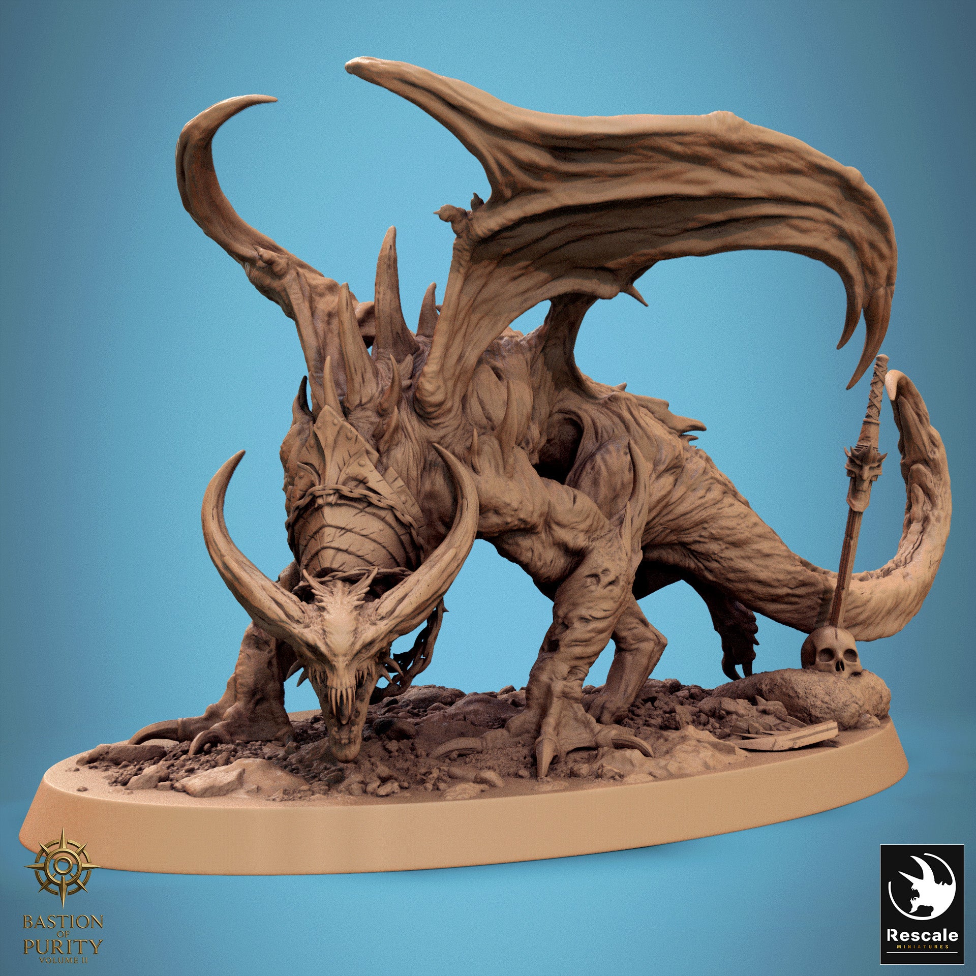 Hellspawned Brood Dragon - aus der Reihe Legion of the Damned von Rescale Miniatures