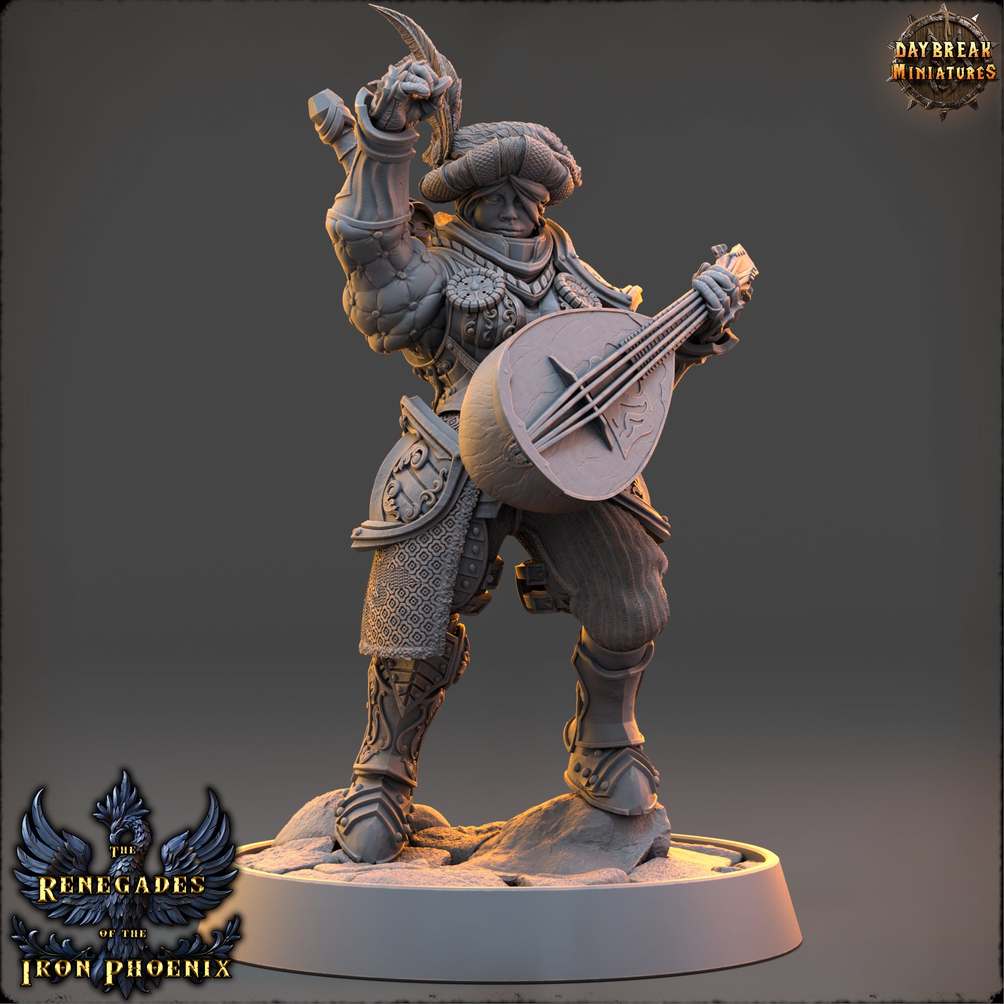 Paladin - aus der Reihe The Renegades of the Iron Phoenix von Daybreak Miniatures