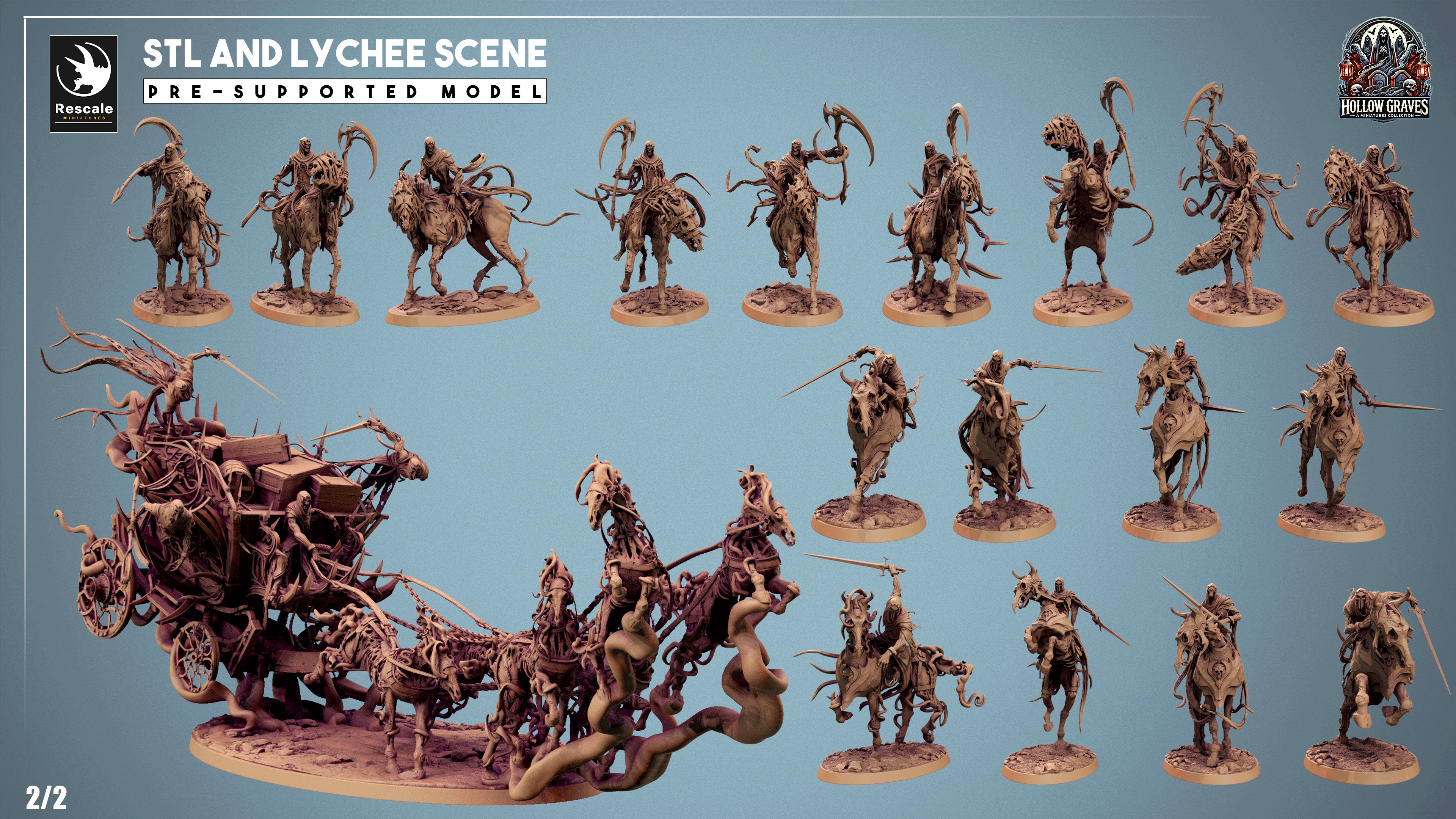 Death Ghost - aus der Reihe Hollow Graves von Rescale Miniatures