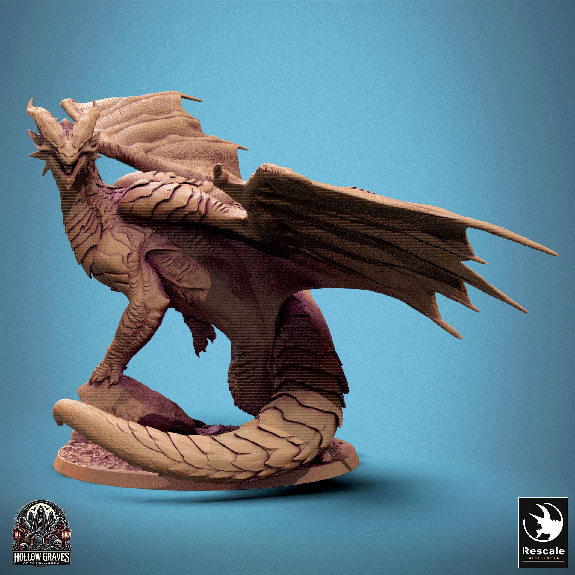 Copper Dragon - aus der Reihe Hollow Graves von Rescale Miniatures
