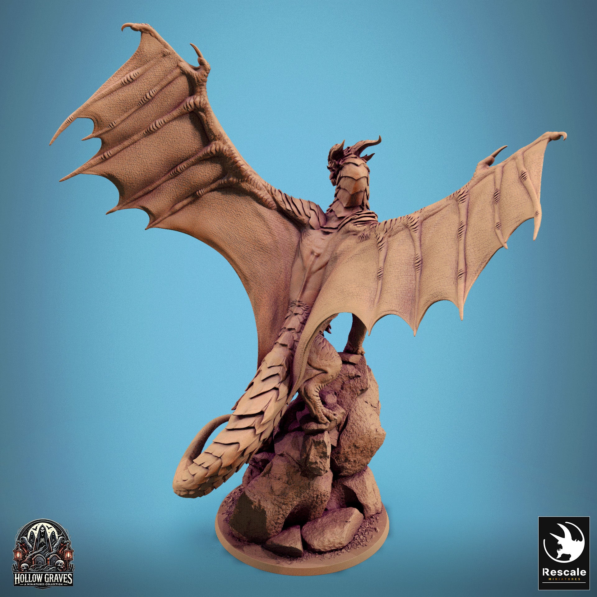 Copper Dragon - aus der Reihe Hollow Graves von Rescale Miniatures