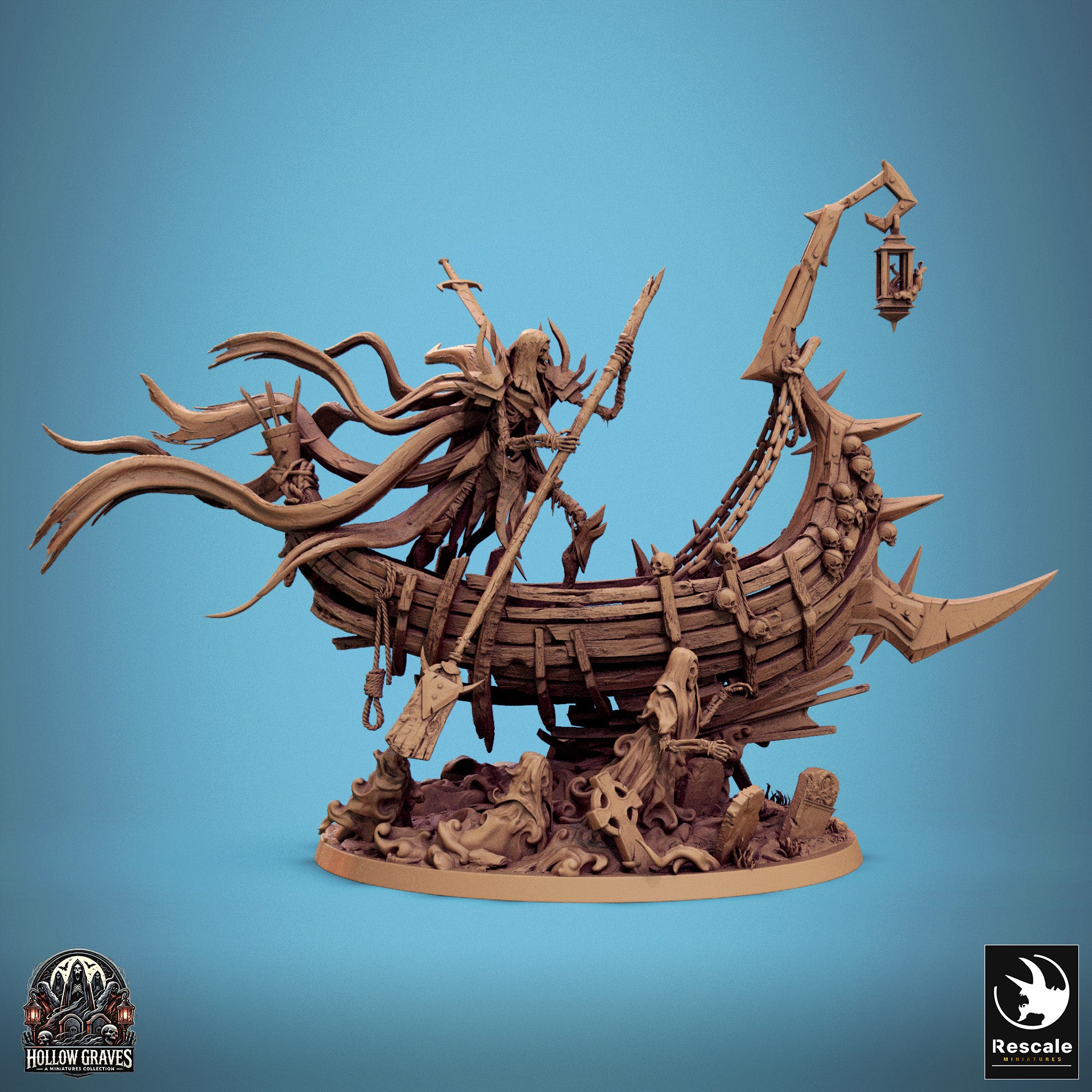 Zaltryn The Waverender - aus der Reihe Hollow Graves von Rescale Miniatures