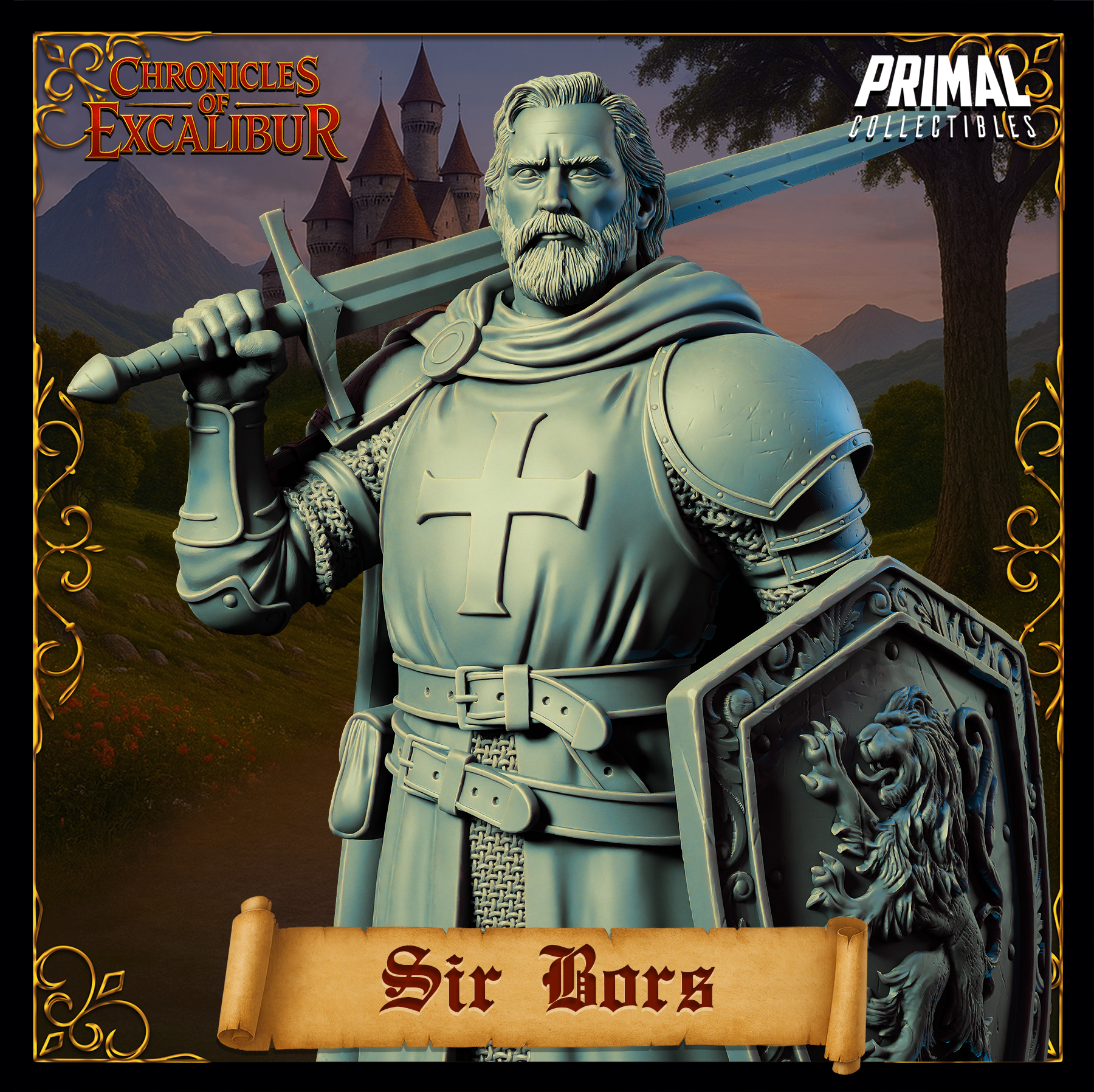 Knight Sir Bors - Chronicles of Excalibur - Primal Collectibles