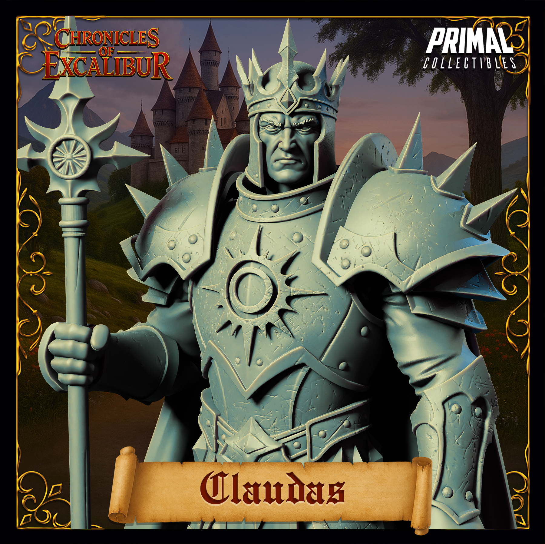 King Claudas - Chronicles of Excalibur - Primal Collectibles