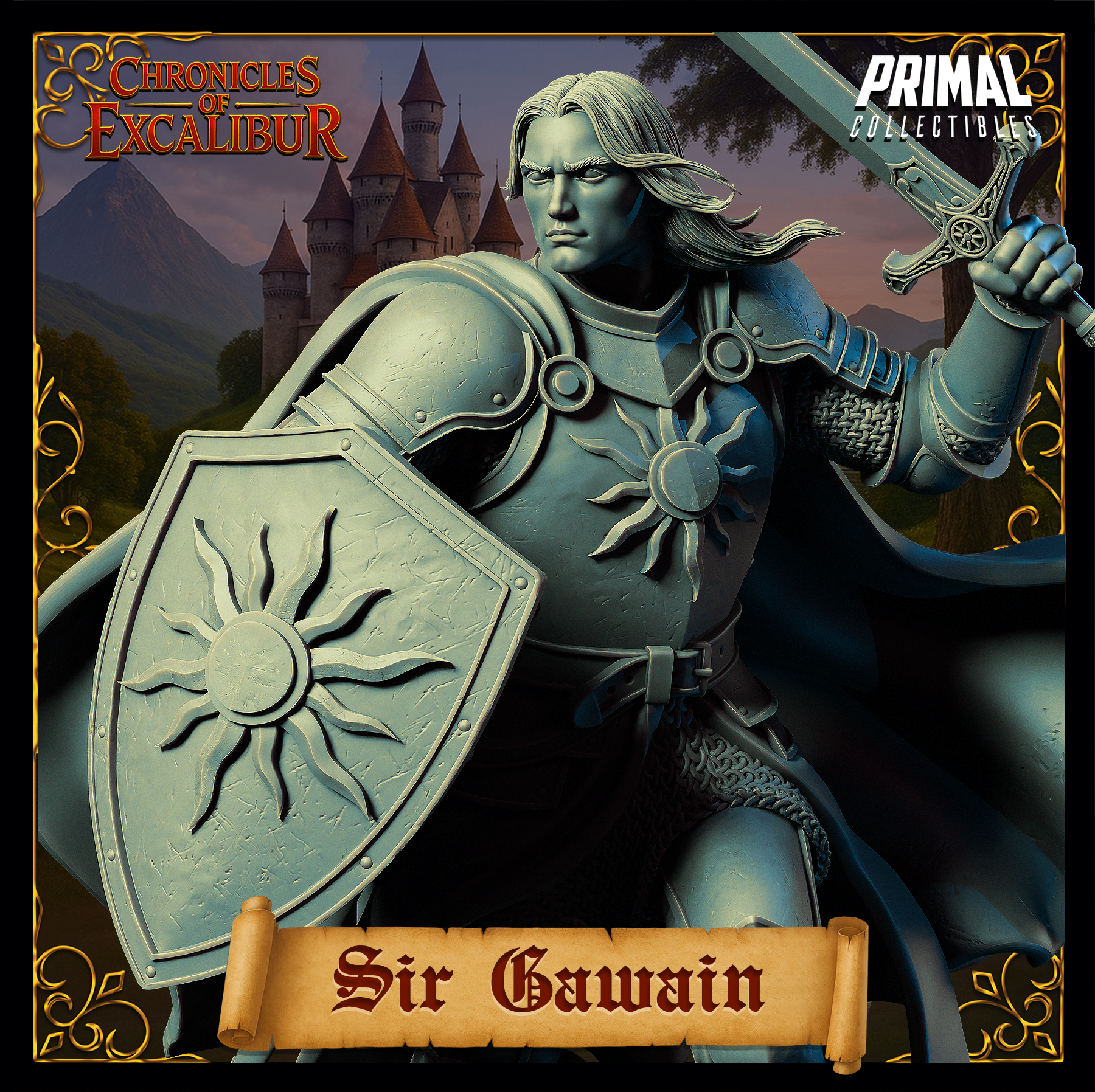 Knight Sir Gawain - Chronicles of Excalibur - Primal Collectibles