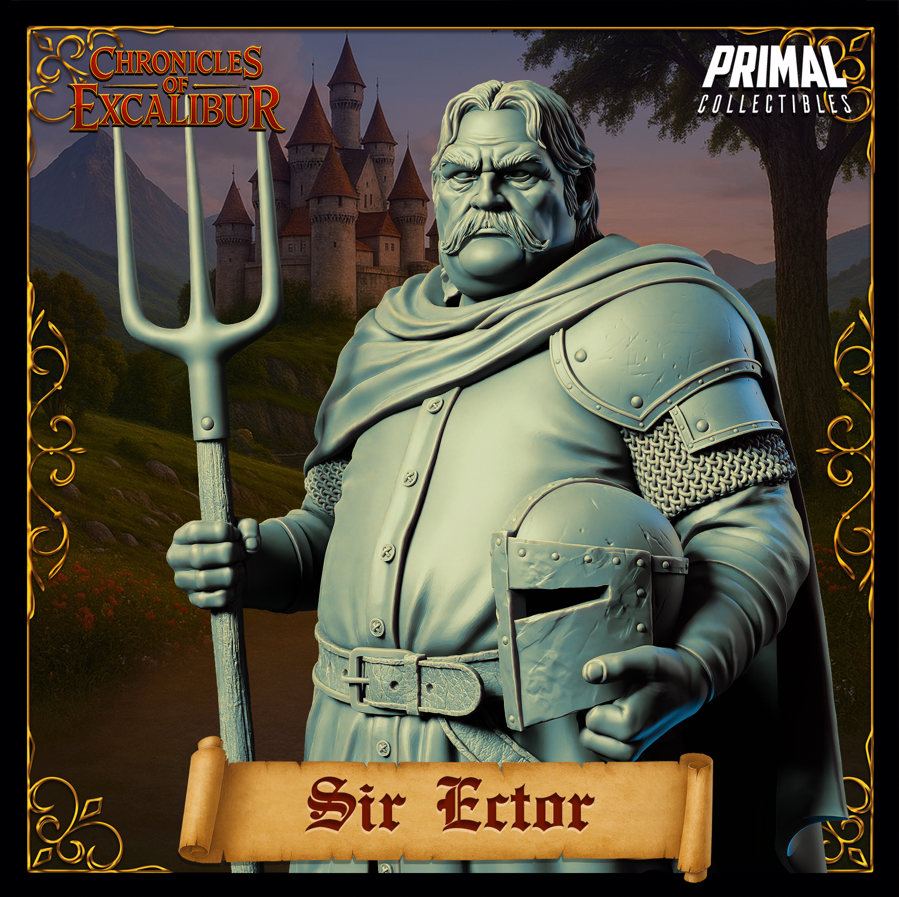 Knight Sir Ector - Chronicles of Excalibur - Primal Collectibles