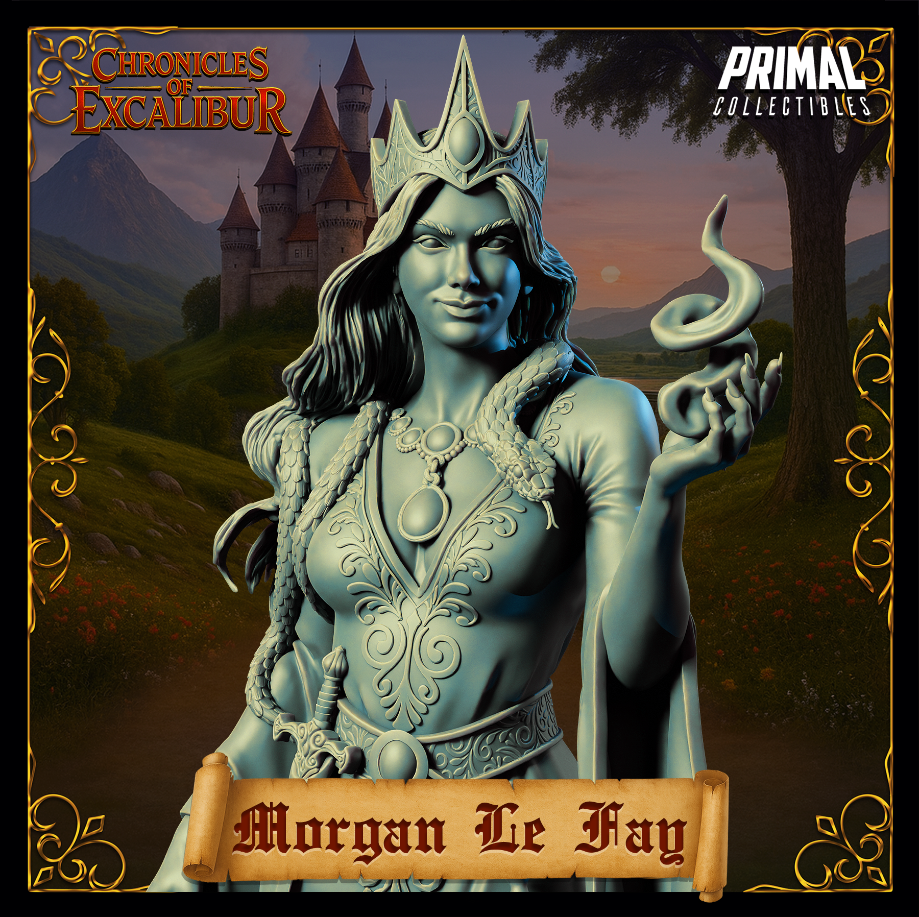 Witch Morgan Le Fag- Chronicles of Excalibur - Primal Collectibles