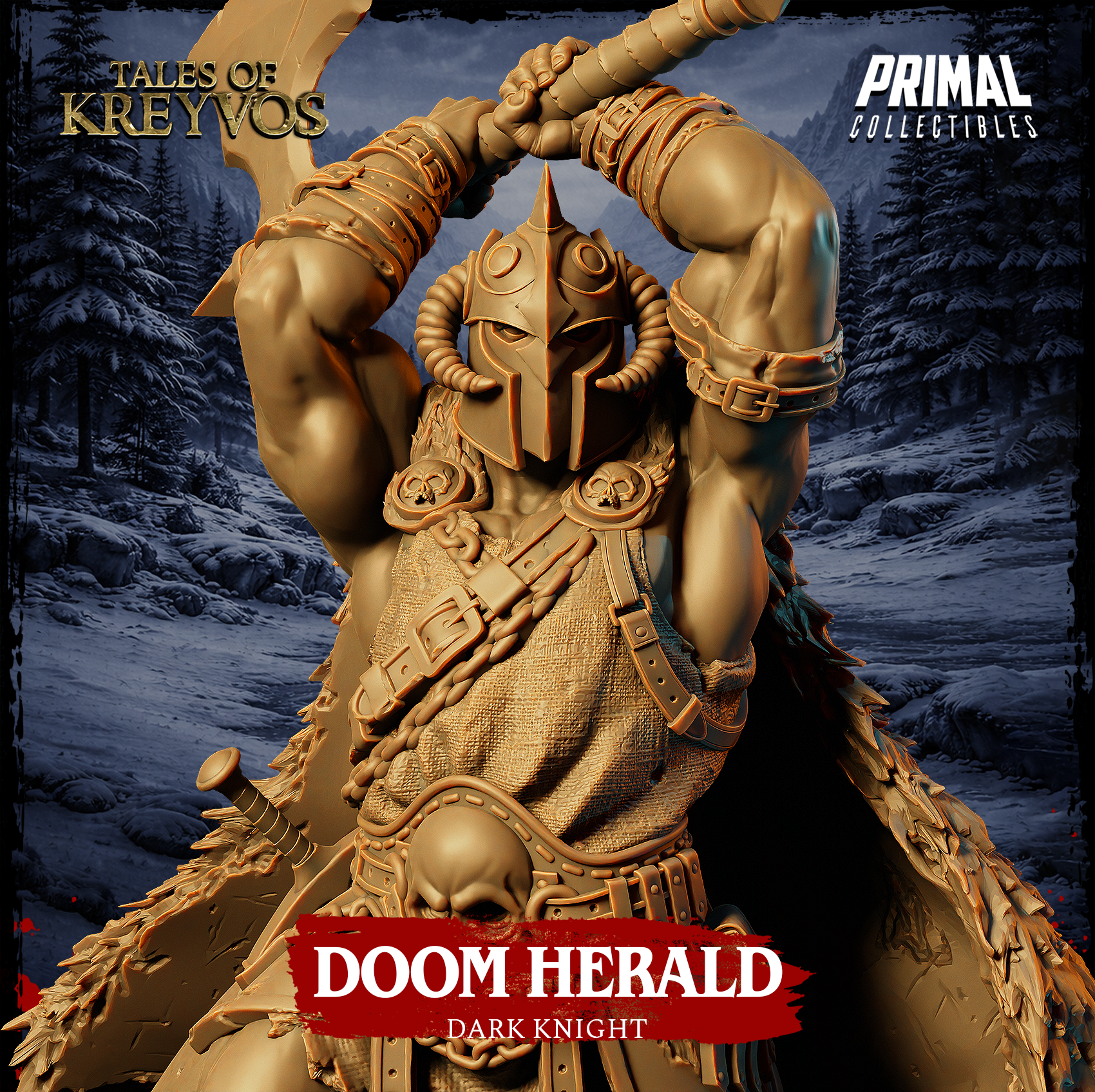 Dark Knight Doom Herald - Tales of Lreyvos - Primal Collectibles