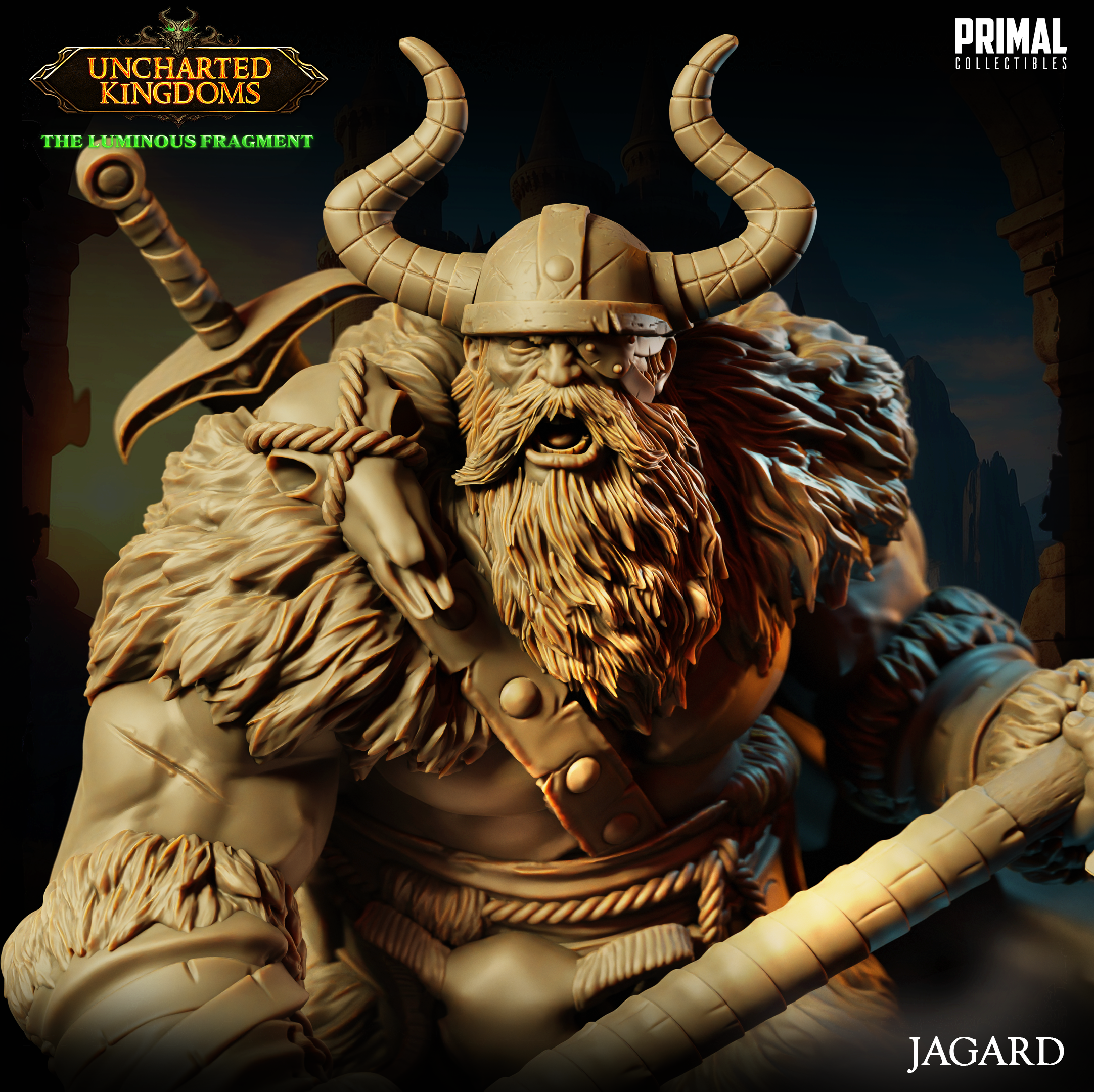 Barbarian King Jagard - Uncharted Kingdoms/ The Luminous Fragment - Primal Collectibles
