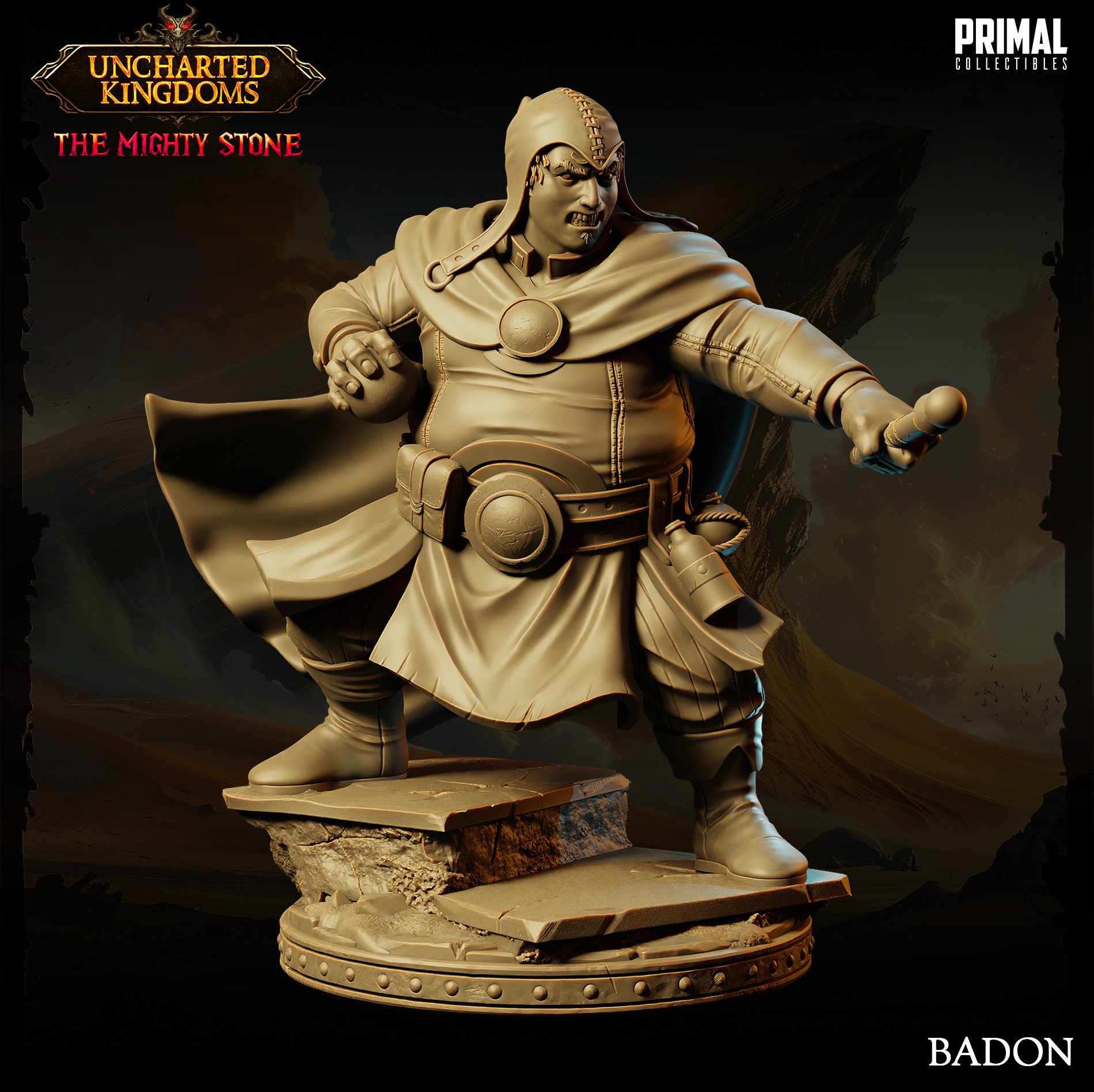 Badon - aus der Reihe Uncharted Kingdoms/ The Mighty Stone von Primal Collectibles