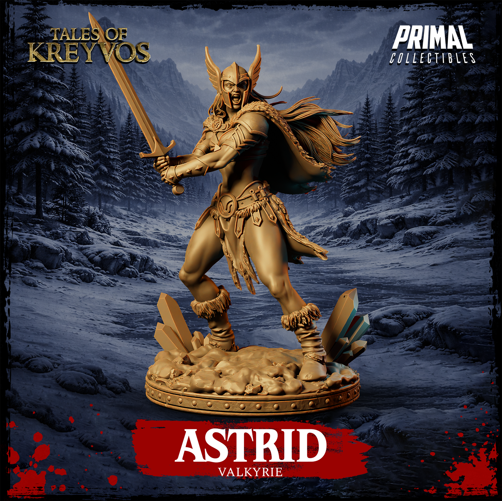 Valkyrie Astrid - Tales of Lreyvos - Primal Collectibles