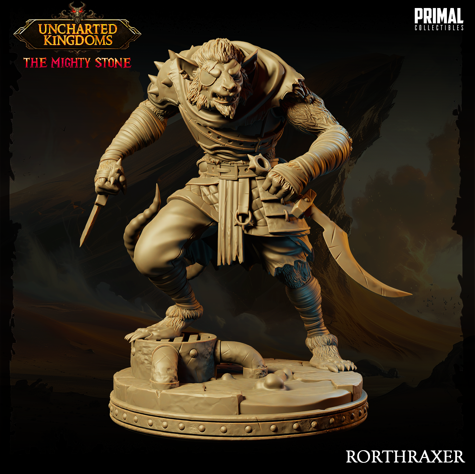 Wererats Army - aus der Reihe Uncharted Kingdoms/ The Mighty Stone von Primal Collectibles