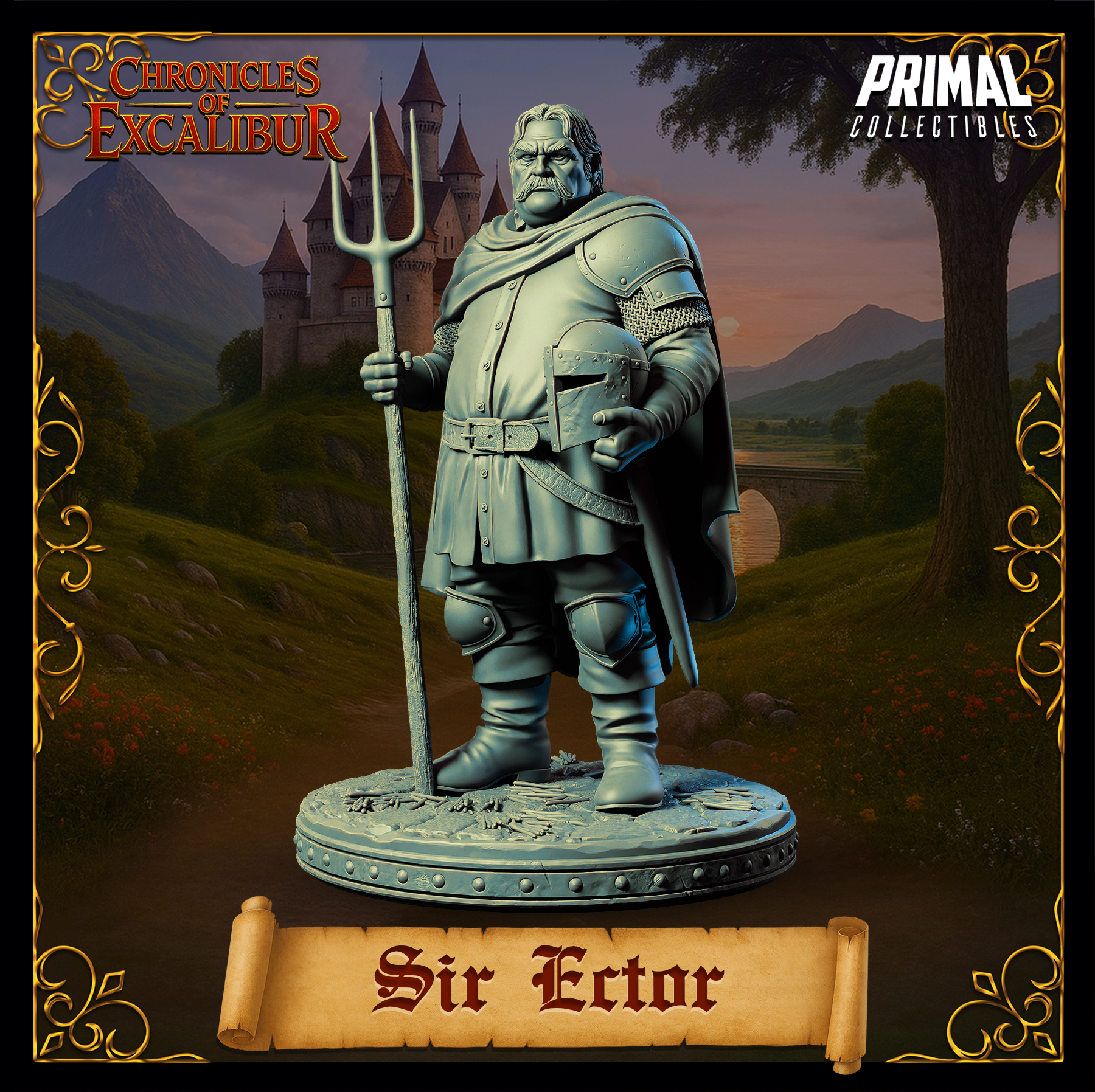 Knight Sir Ector - Chronicles of Excalibur - Primal Collectibles