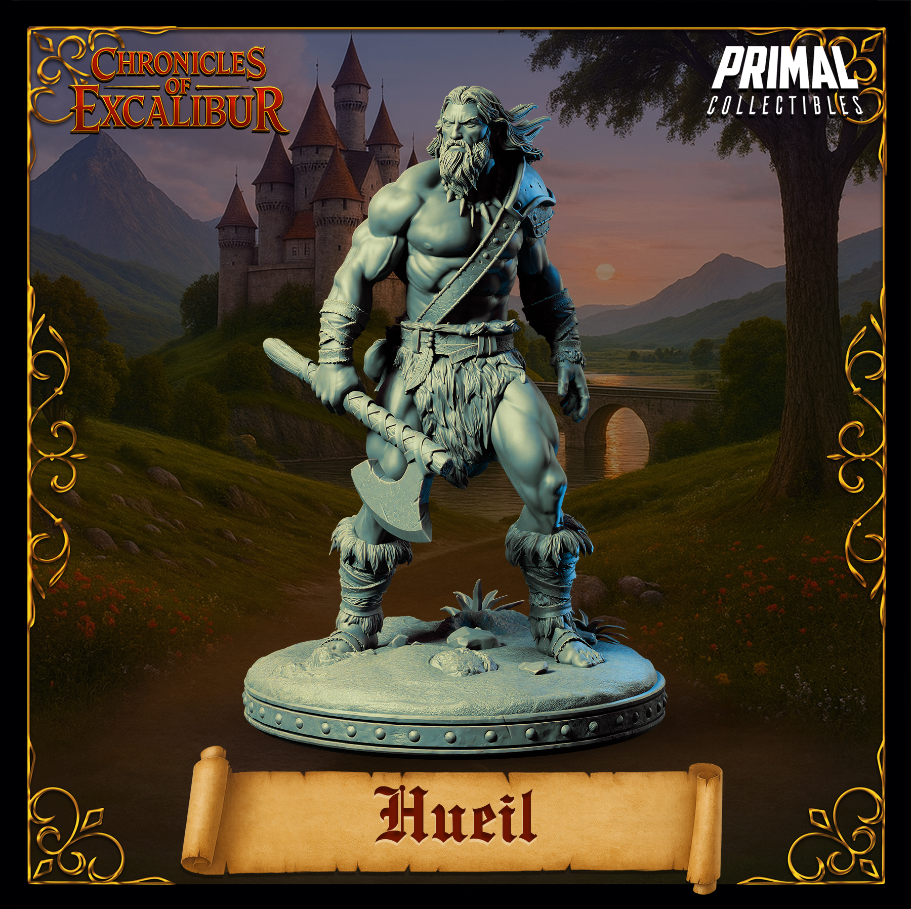 Warrior Hueil - Chronicles of Excalibur - Primal Collectibles