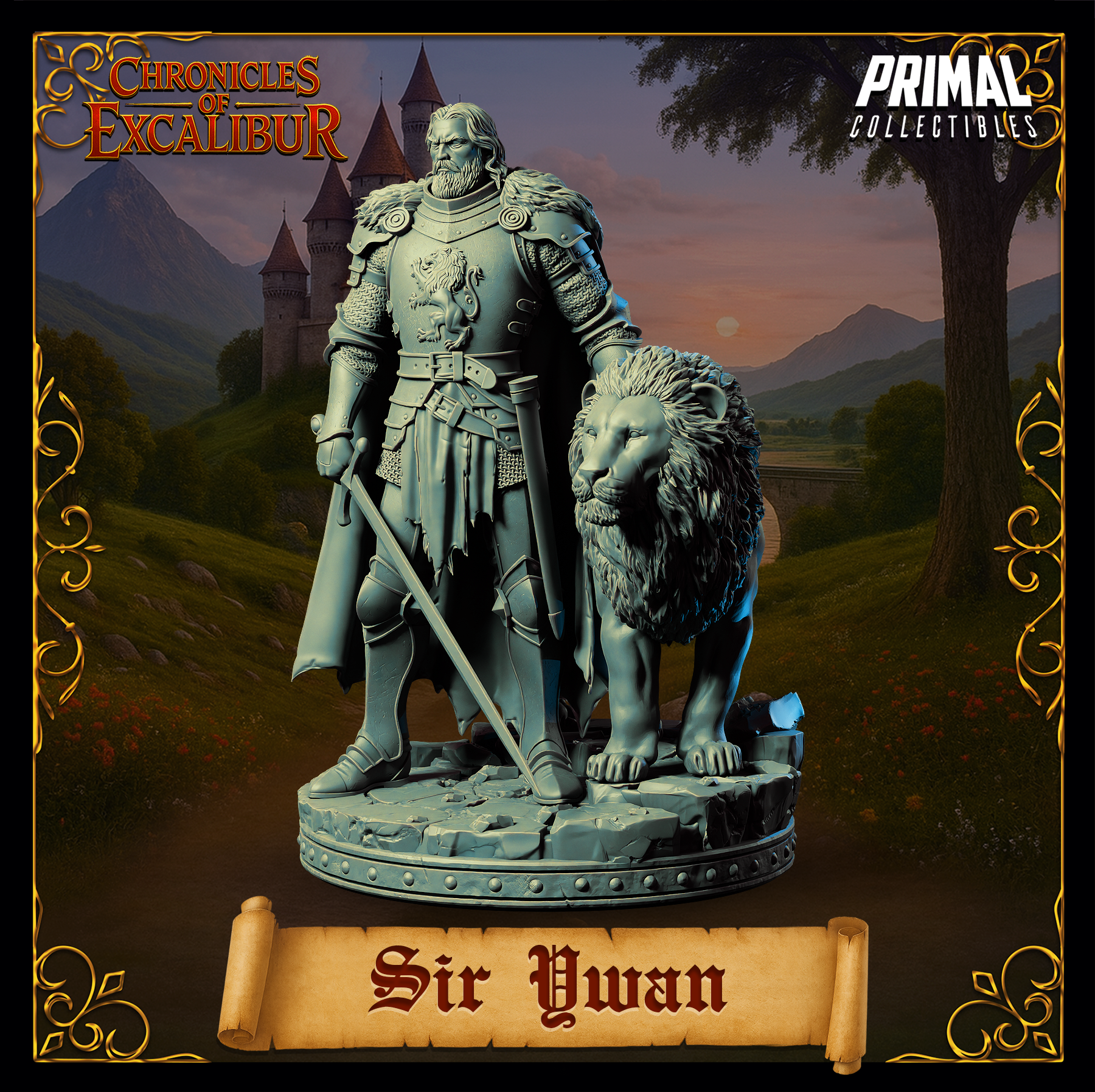 Knight Sir Qwan - Chronicles of Excalibur - Primal Collectibles