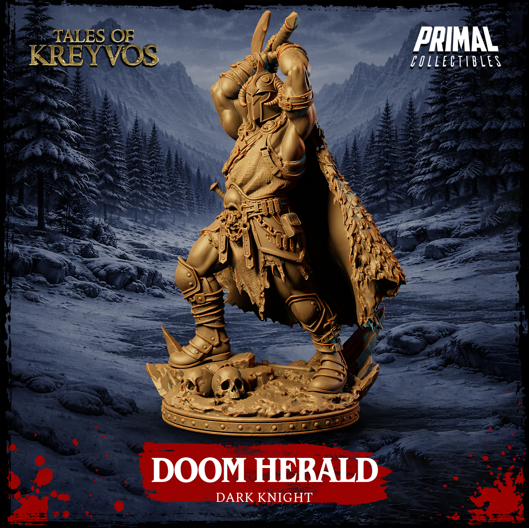 Dark Knight Doom Herald - Tales of Kreyvos - Primal Collectibles