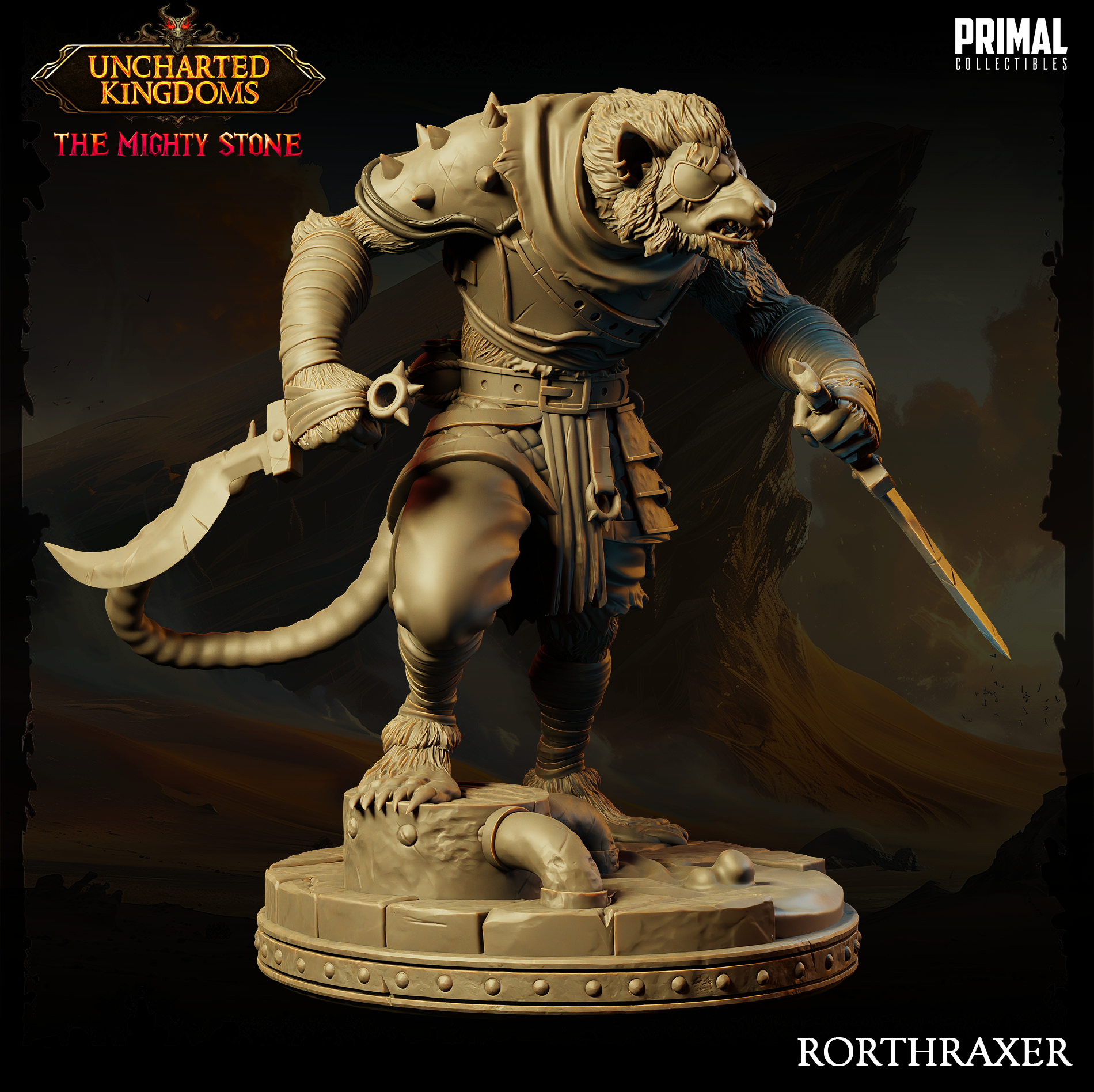 Wererats Army - aus der Reihe Uncharted Kingdoms/ The Mighty Stone von Primal Collectibles