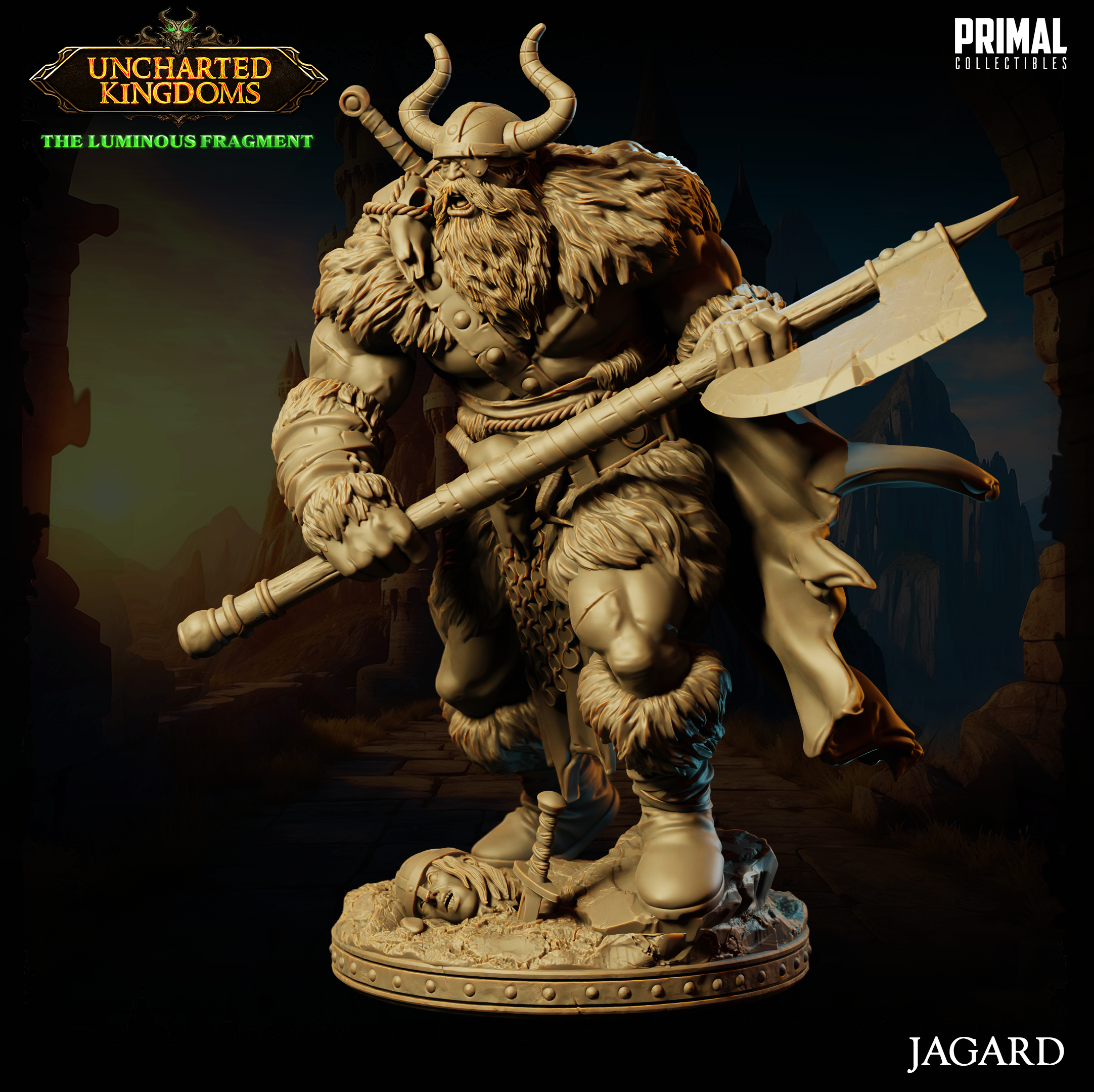 Barbarian King Jagard - Uncharted Kingdoms/ The Luminous Fragment - Primal Collectibles