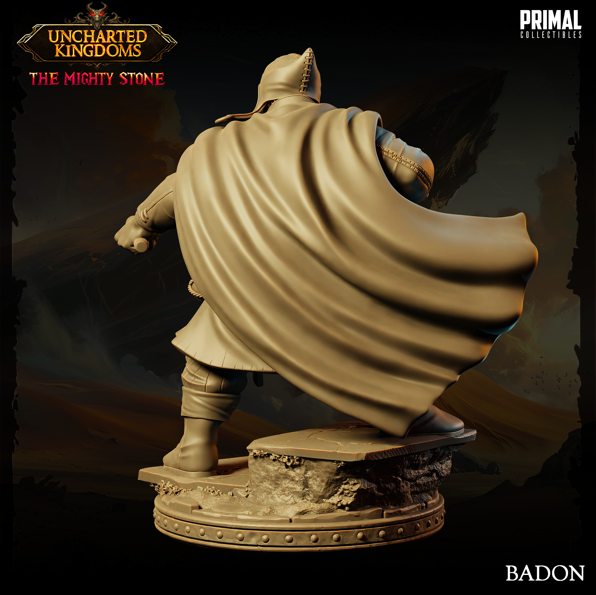 Badon - aus der Reihe Uncharted Kingdoms/ The Mighty Stone von Primal Collectibles