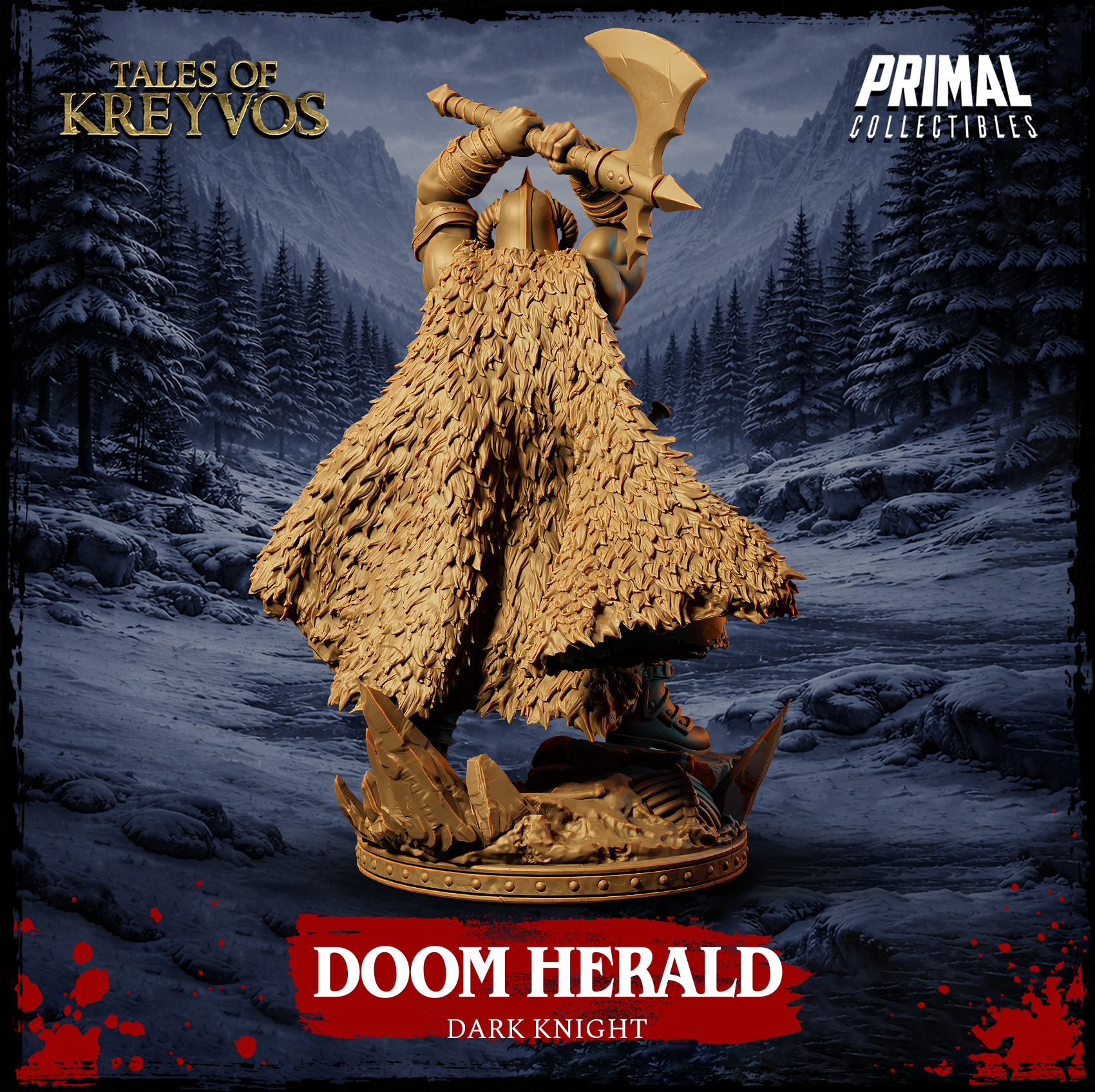 Dark Knight Doom Herald - Tales of Lreyvos - Primal Collectibles