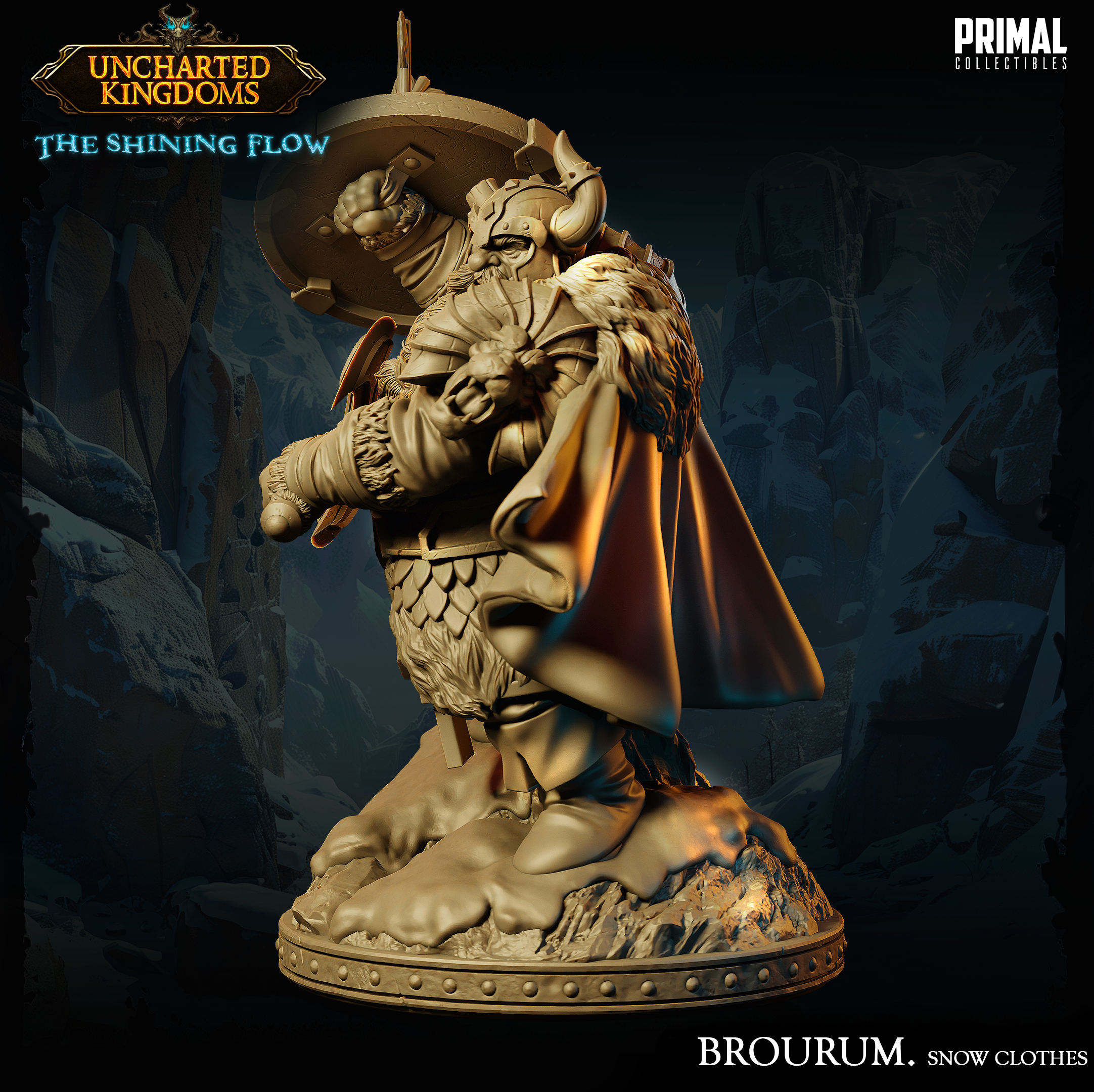 Dwarf Brourum - Uncharted Kingdoms/ The Shining Flow - Primal Collectibles