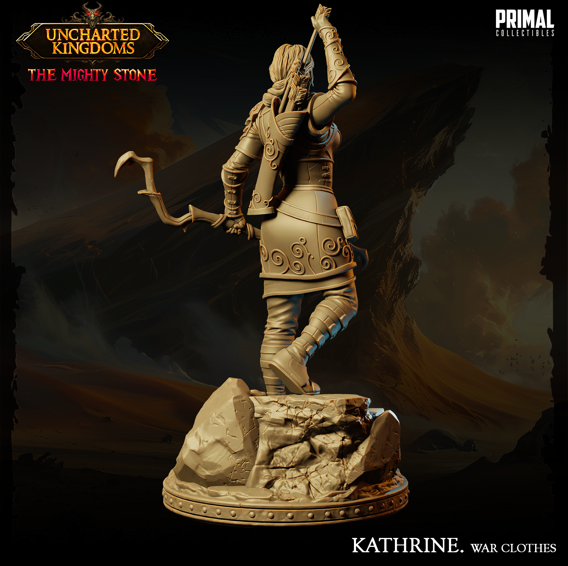 Fighter Kathrine - Uncharted Kingdoms/ The Mighty Stone - Primal Collectibles